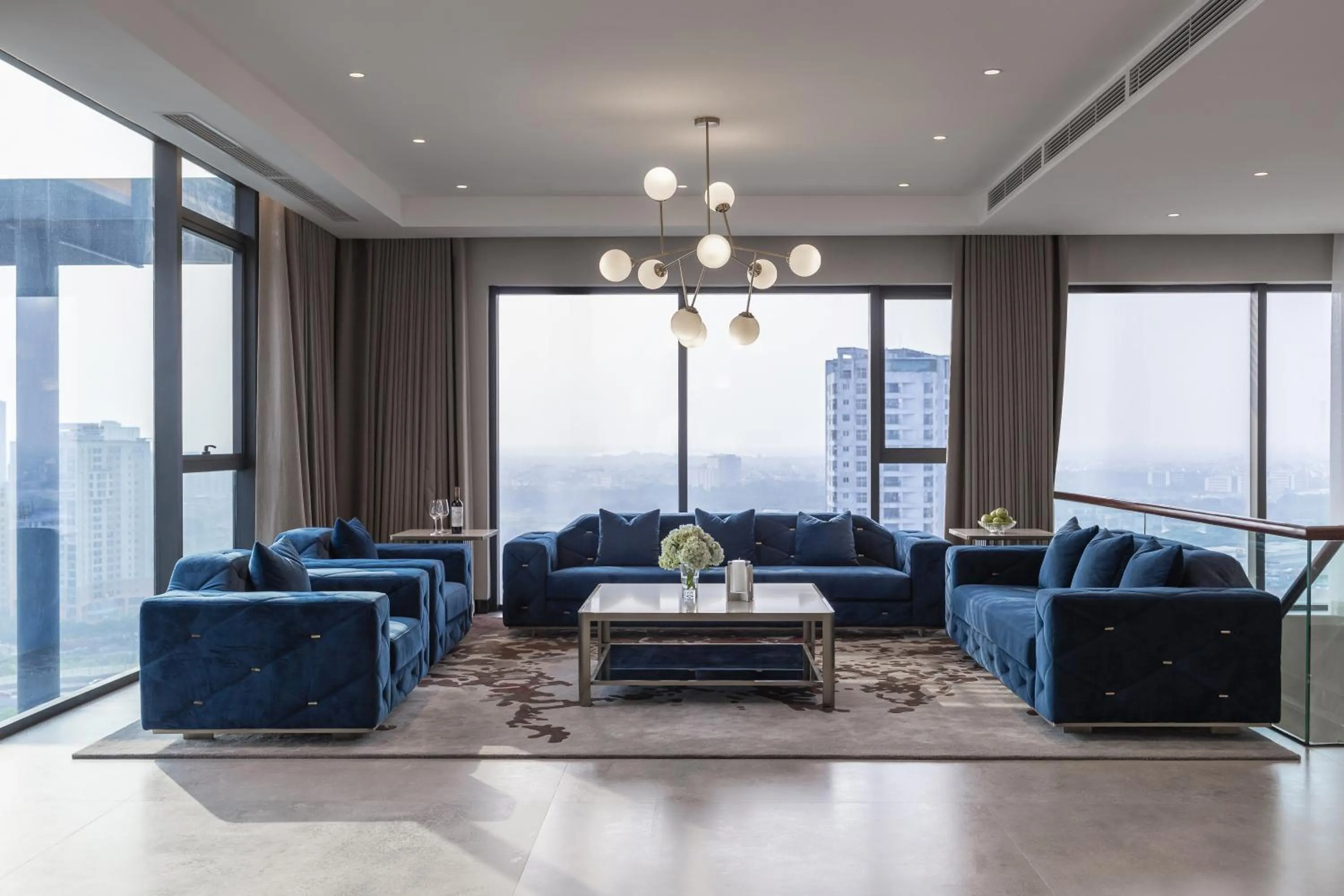 Living room in Fraser Residence Hanoi
