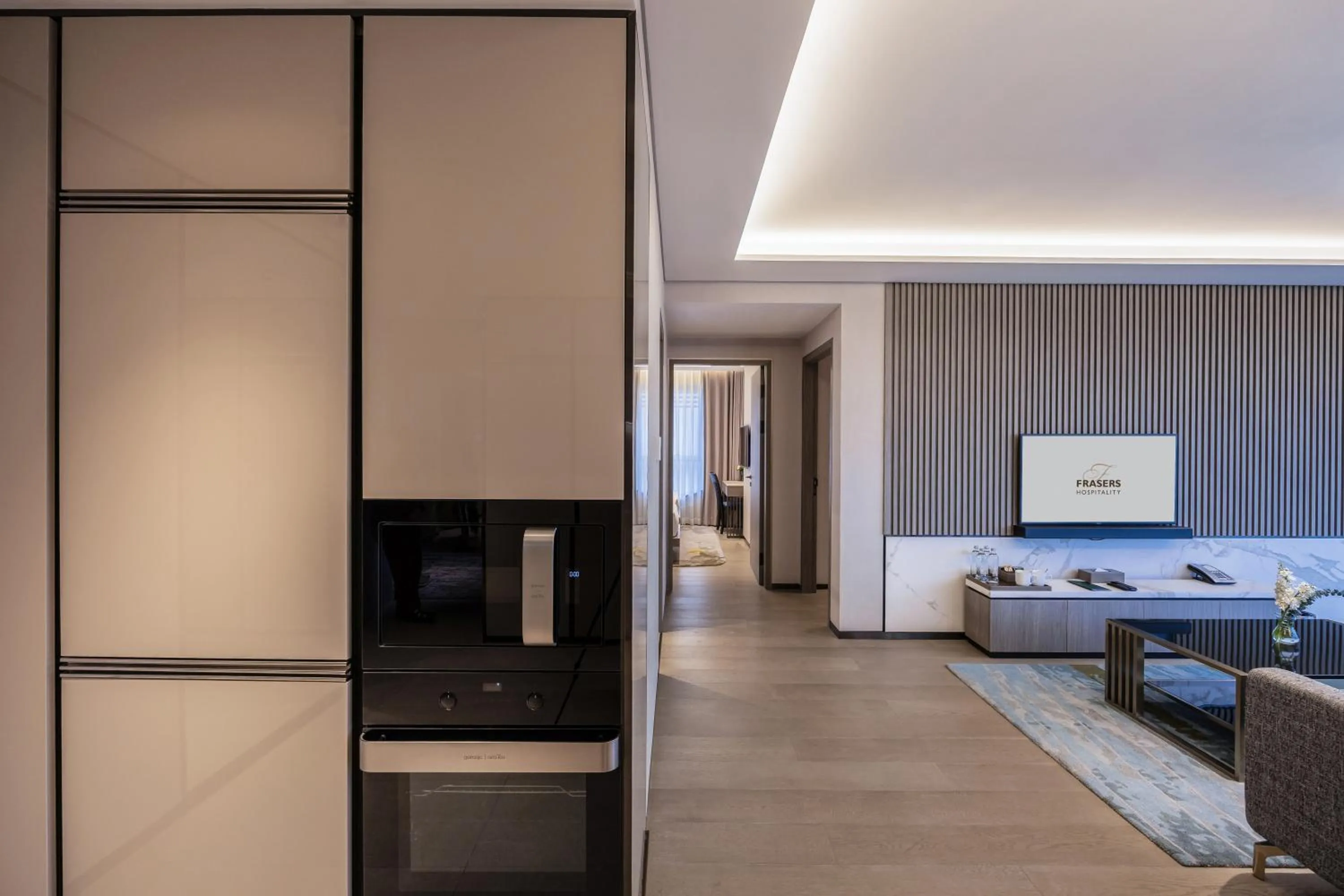 Living room in Fraser Residence Hanoi