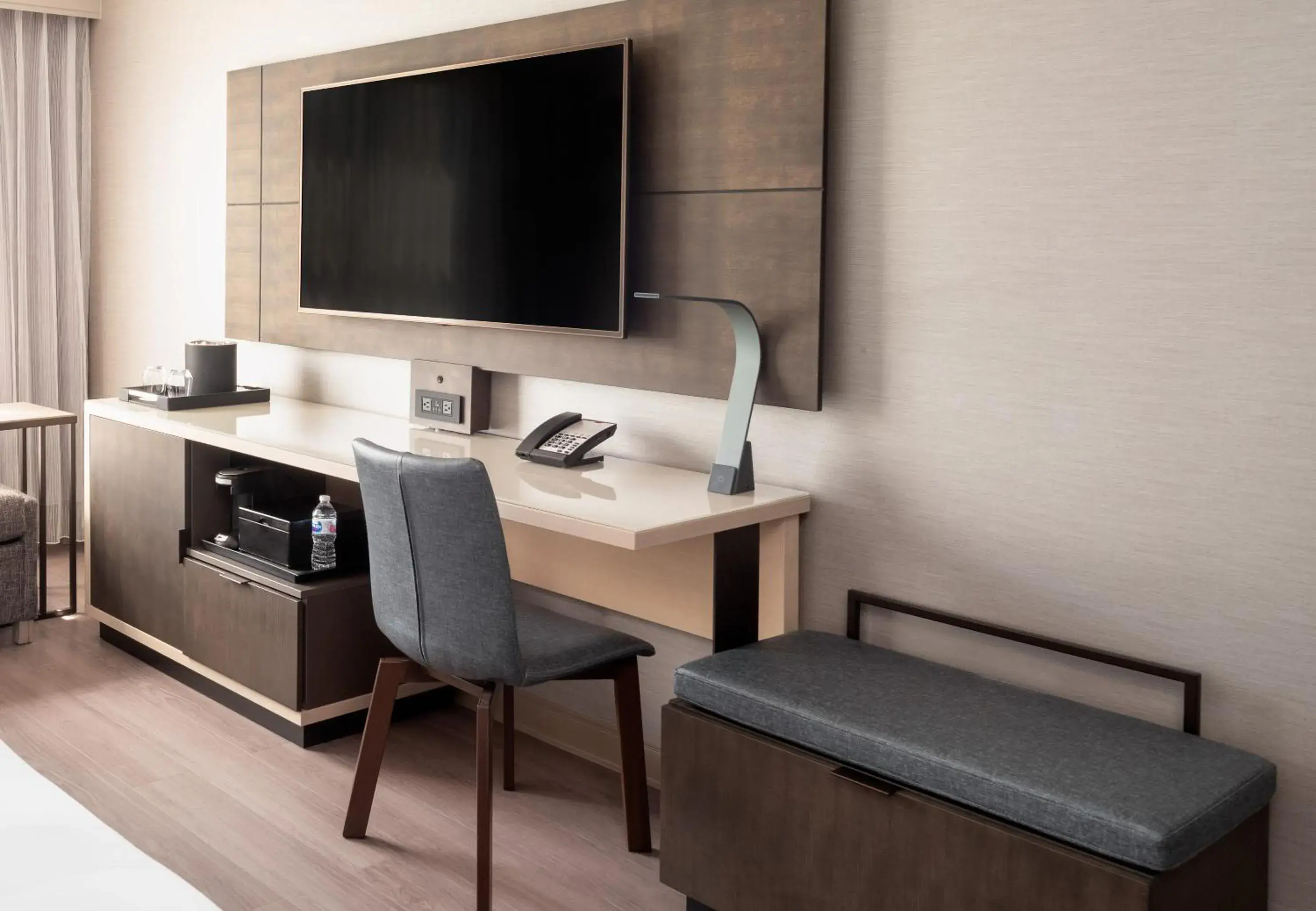 King Room with Roll-in Shower - Mobility and Hearing Accessible in Mystic Marriott Hotel and Spa King Room with Roll-in Shower - Mobility and Hearing Accessible in Mystic Marriott Hotel and Spa