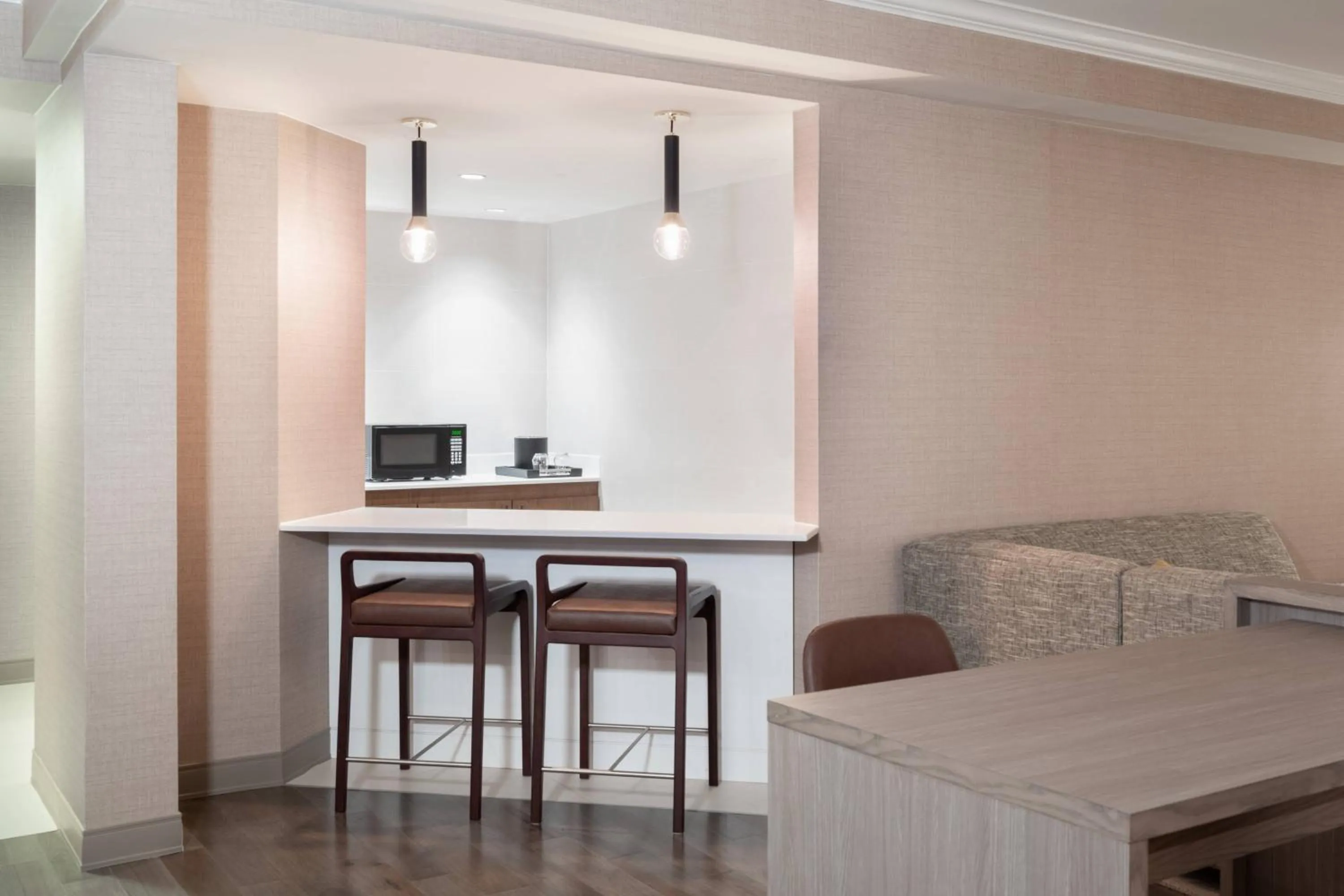 Kitchen or kitchenette in Mystic Marriott Hotel and Spa