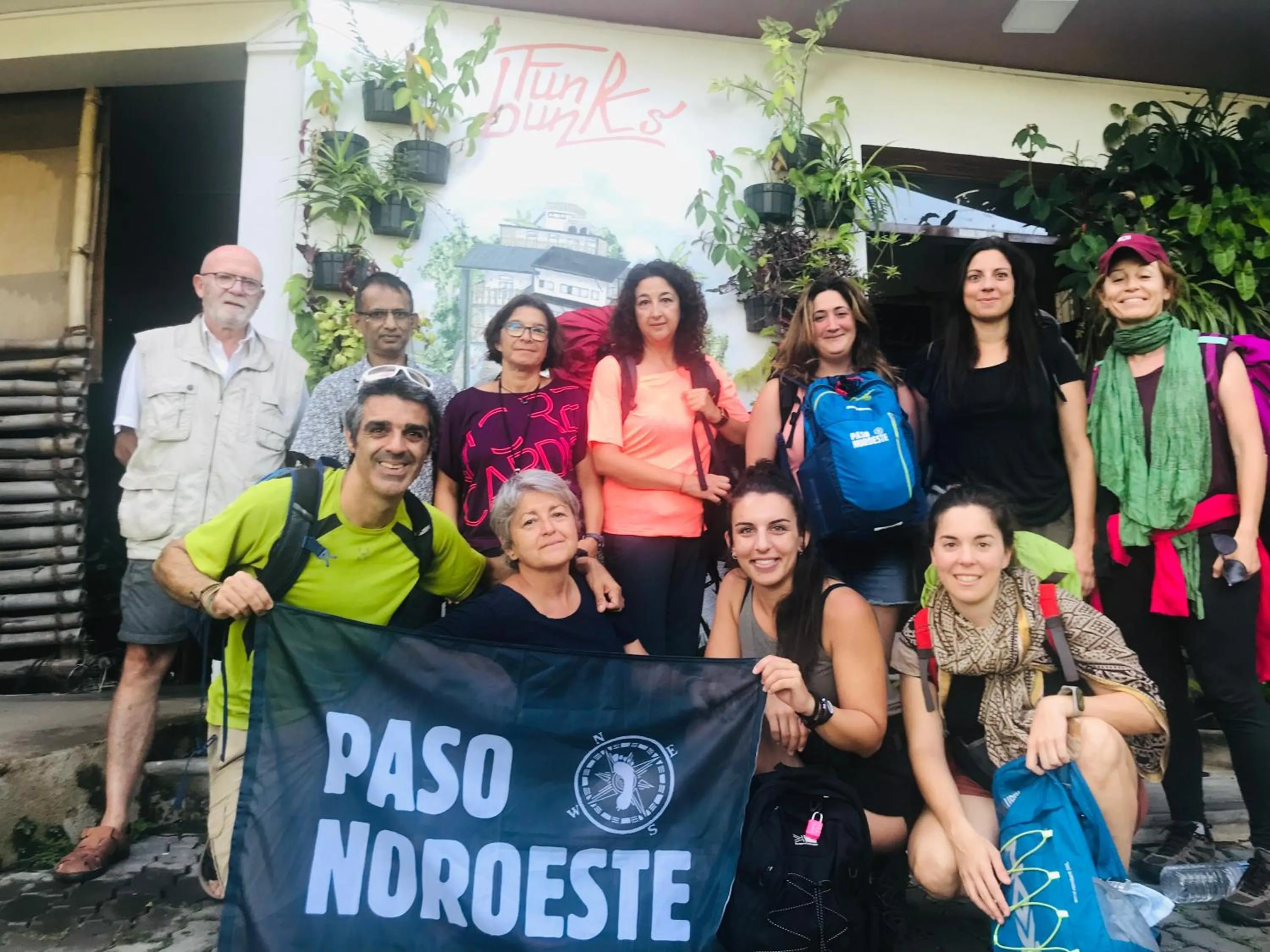 group of guests in Funk Bunks - Kandy