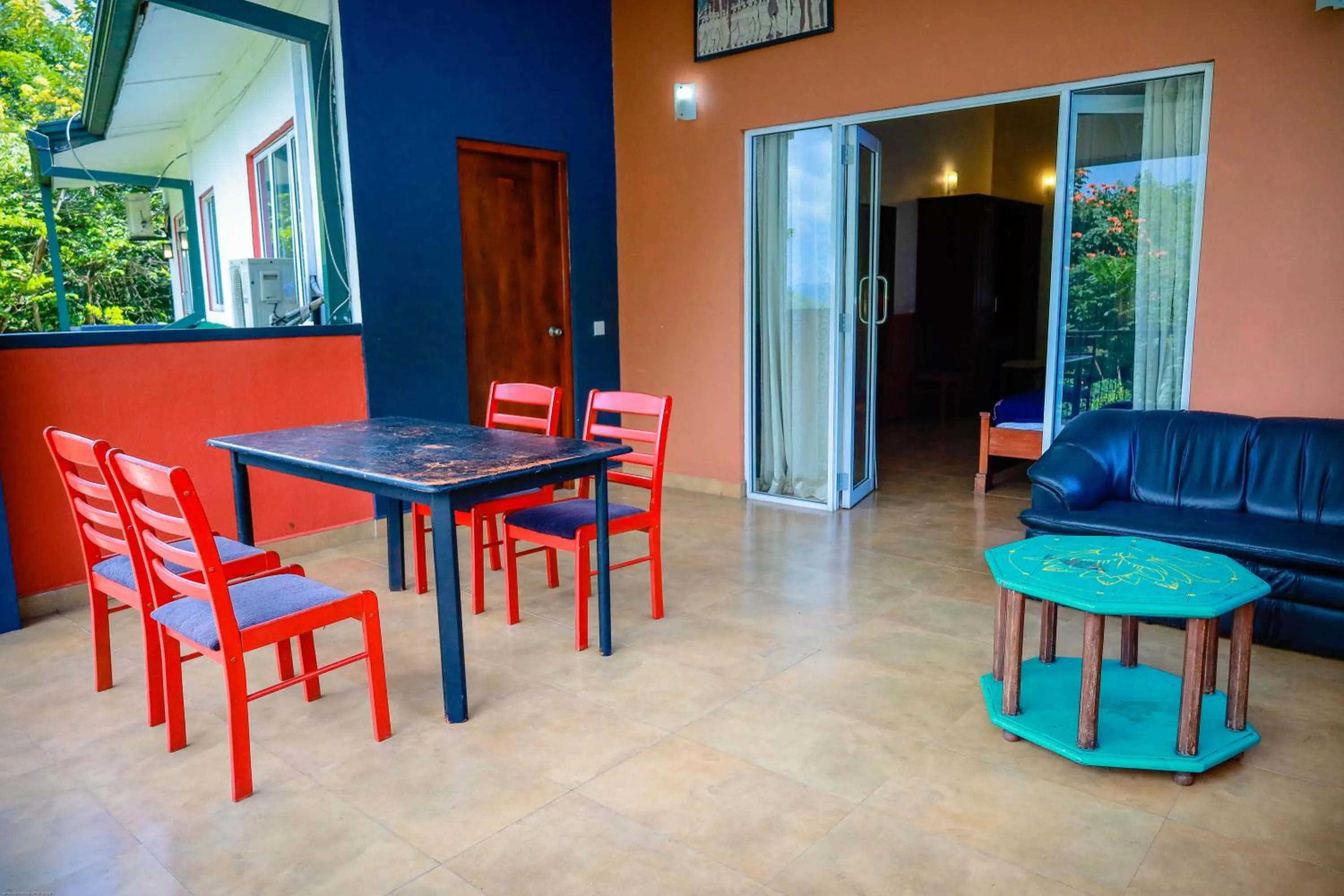 Patio in Funk Bunks - Kandy