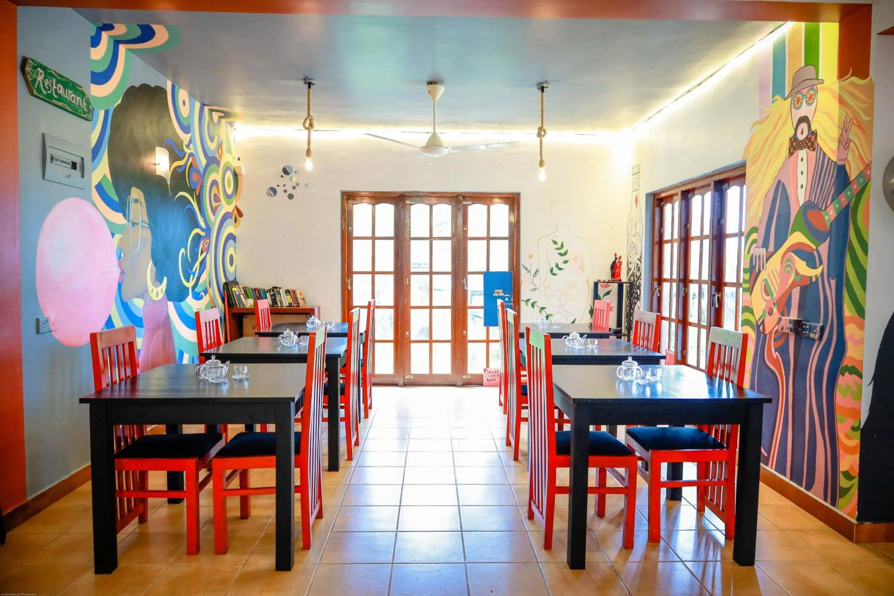 Lobby or reception in Funk Bunks - Kandy