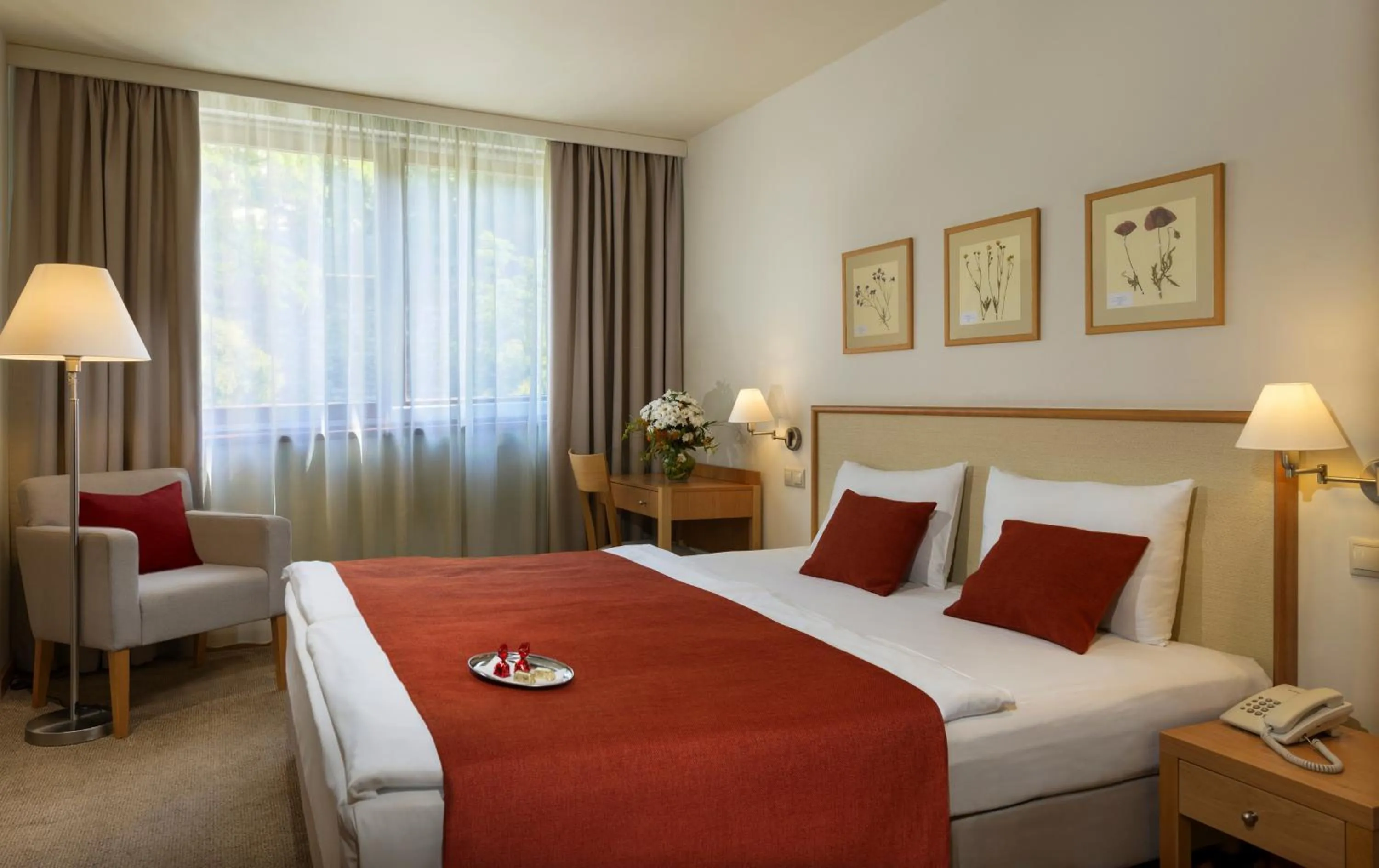 Bed in Hotel Castle Garden