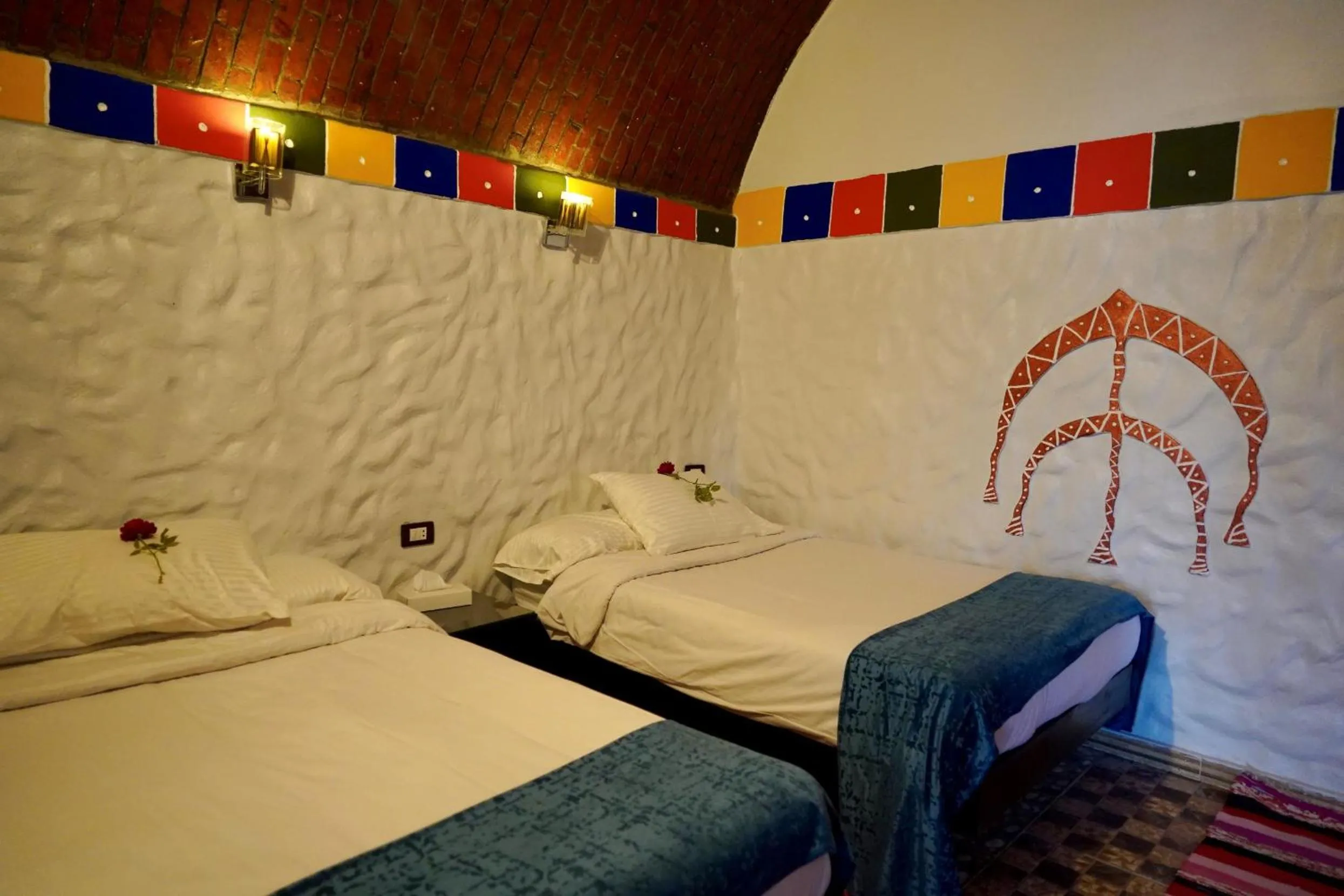 Bed in Artika Wadi Kiki Hotel