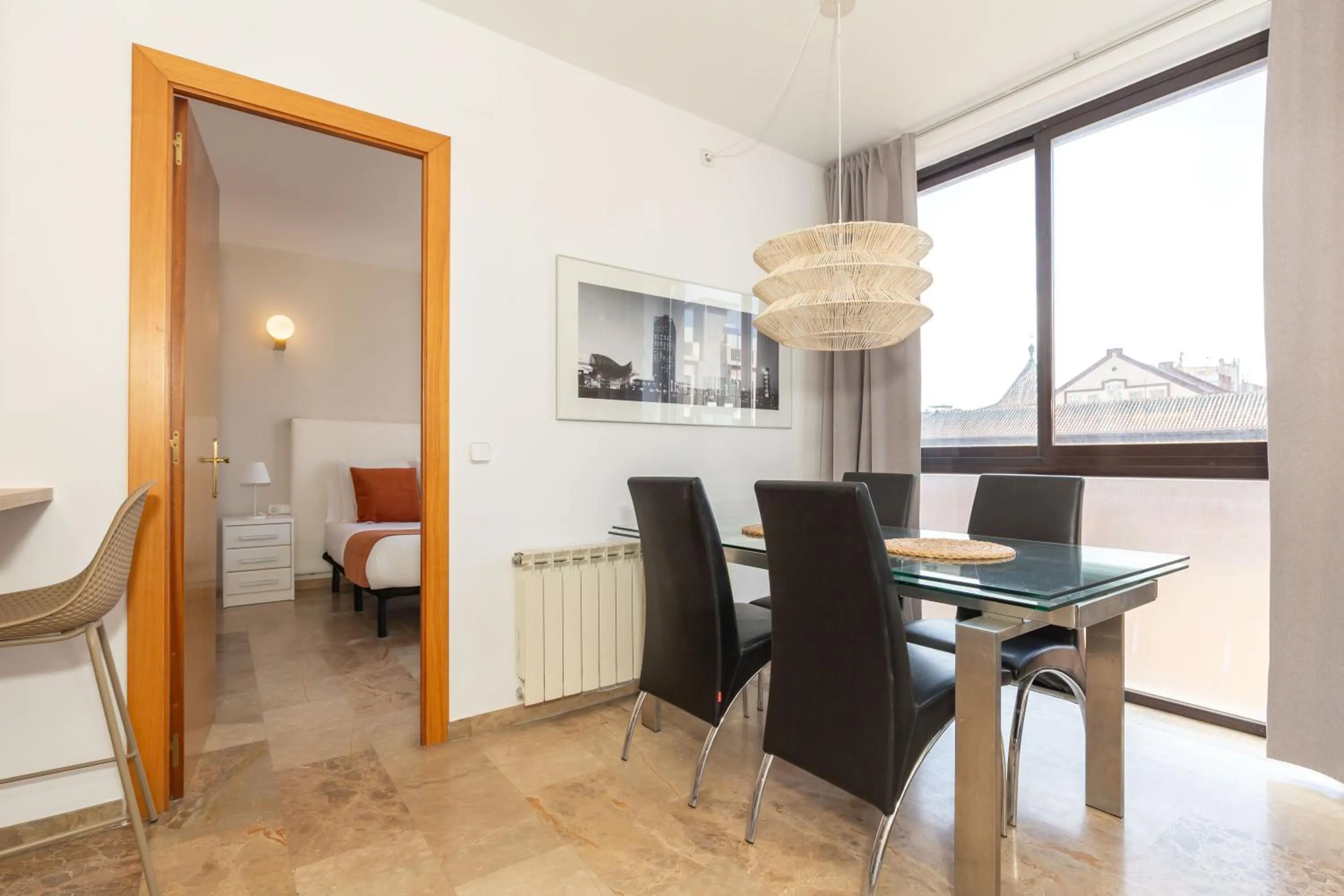 Dining area in Picasso Suites