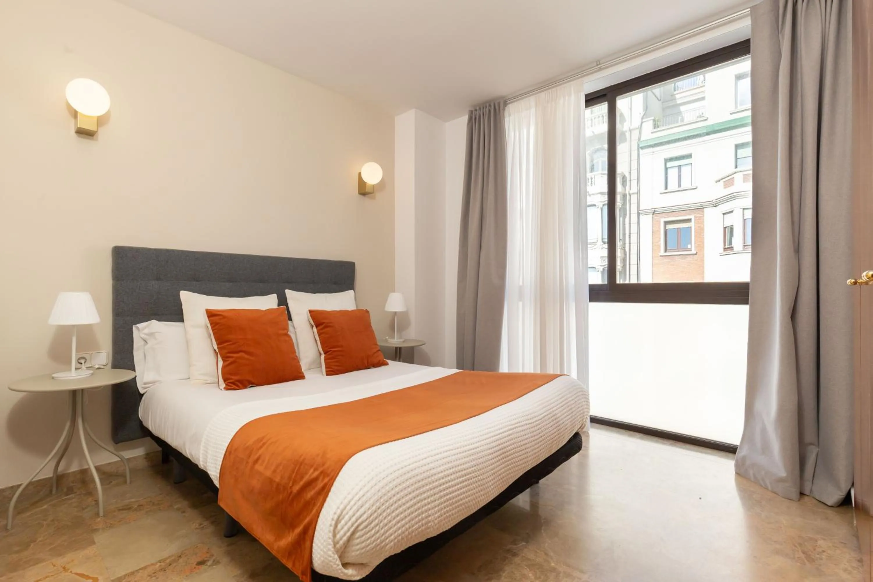 Photo of the whole room, Bed in Picasso Suites