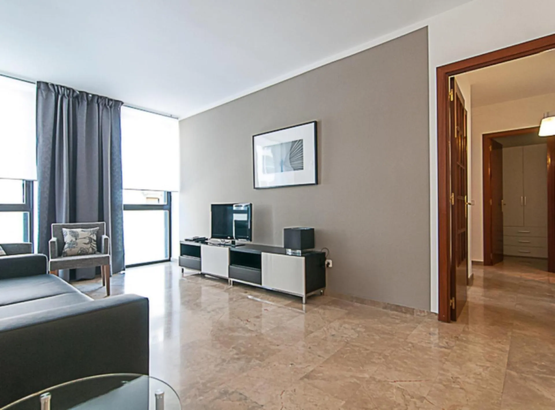 Living room in Picasso Suites