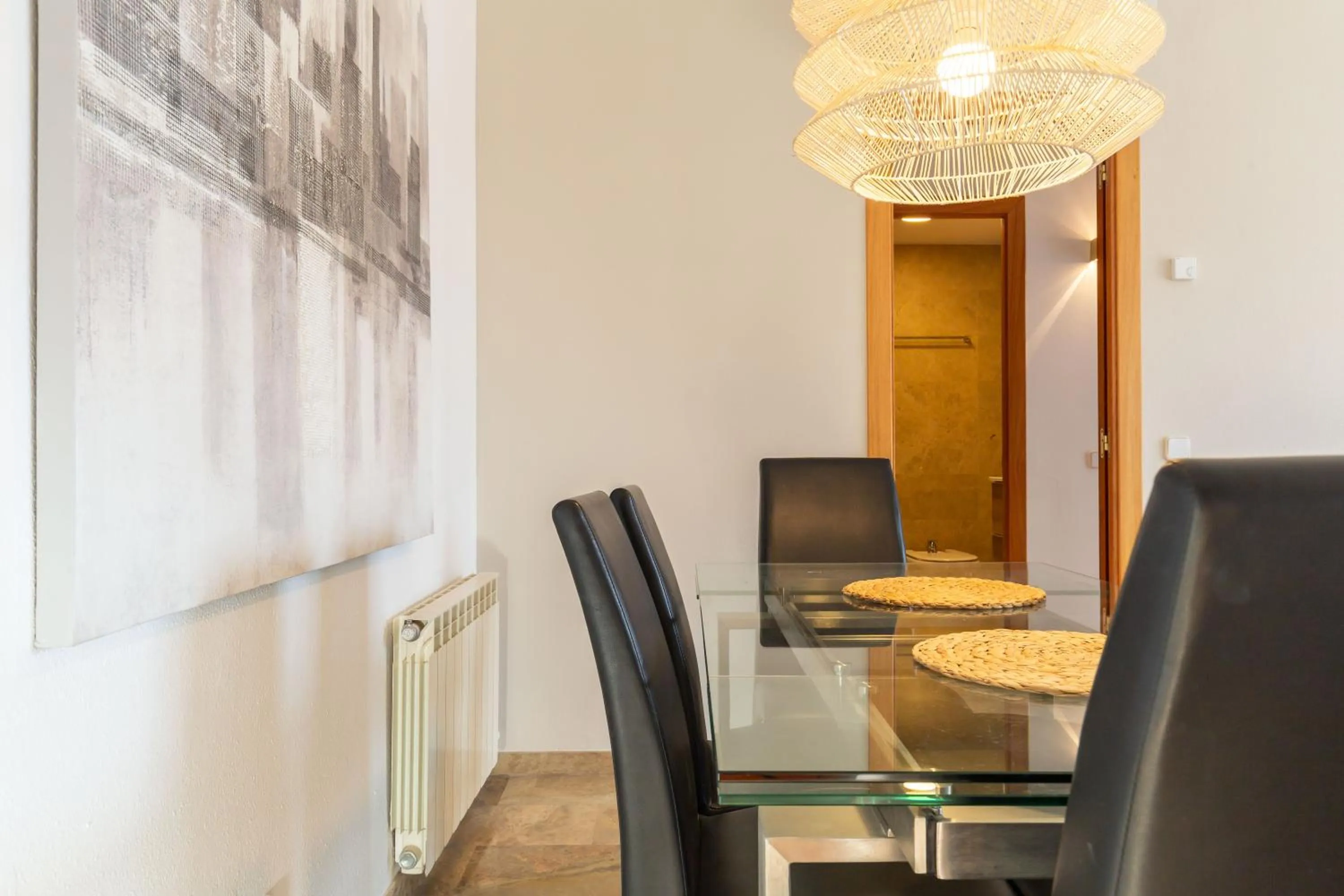 Dining area in Picasso Suites