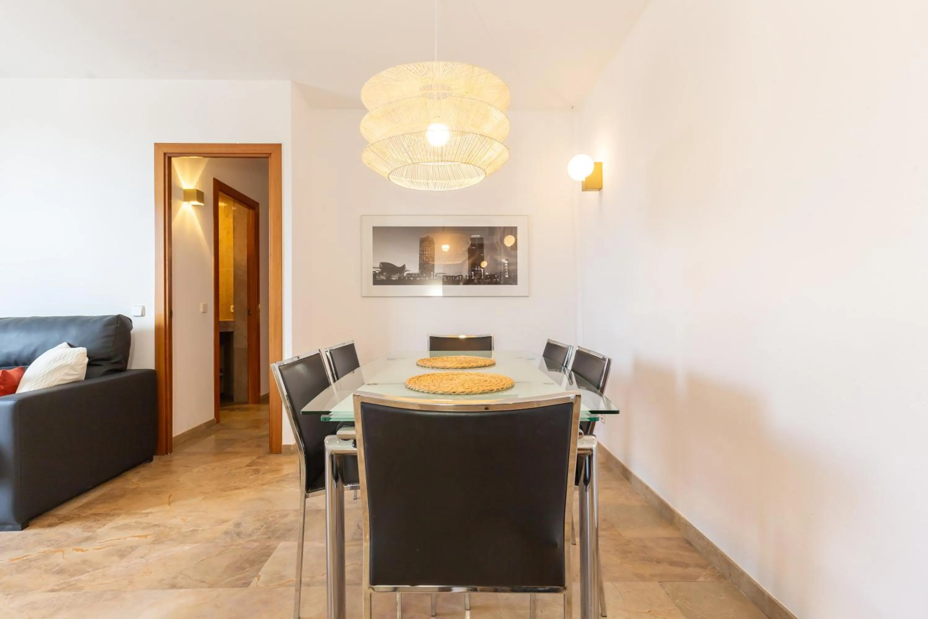 Seating area in Picasso Suites