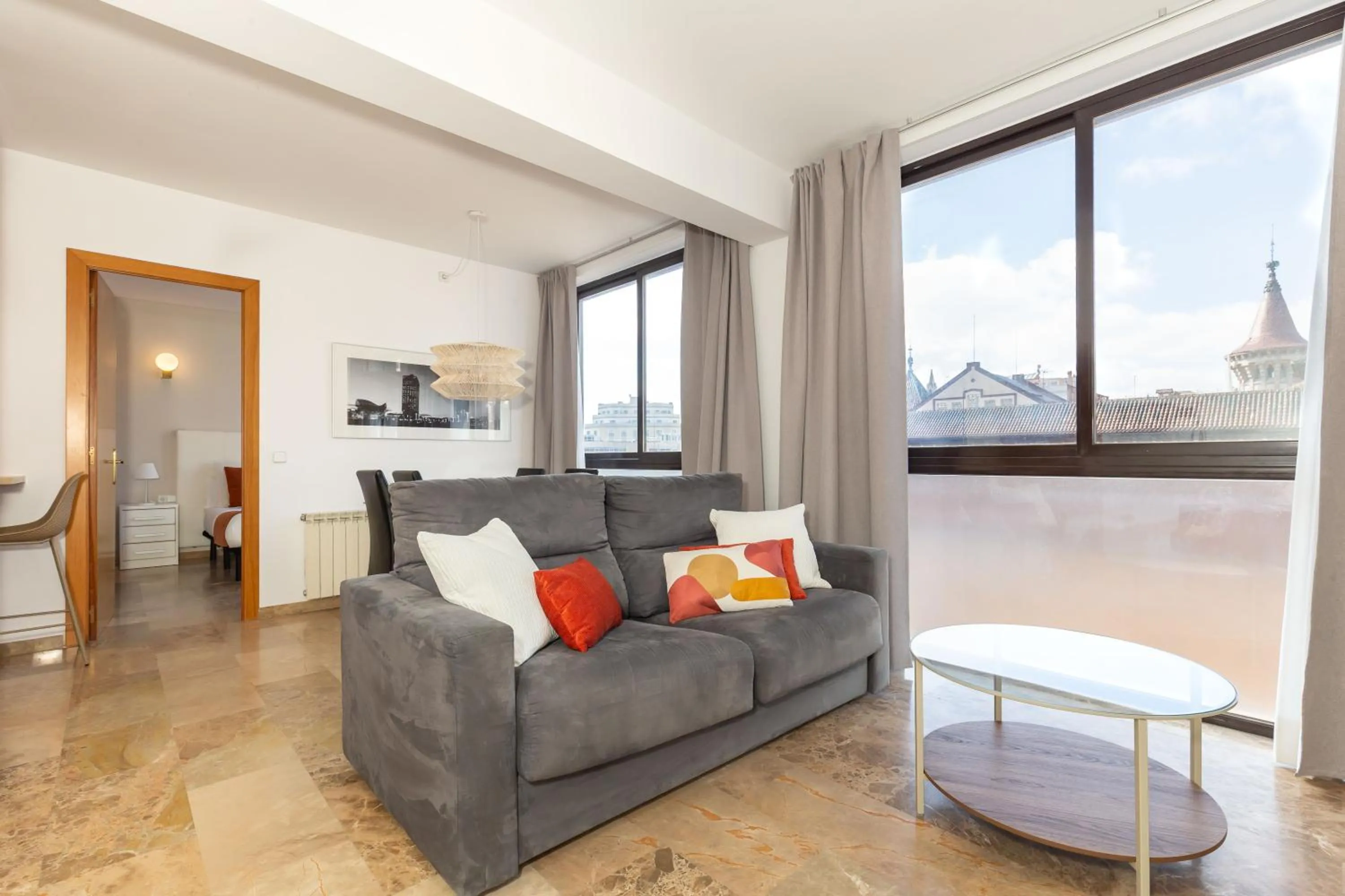 Living room in Picasso Suites