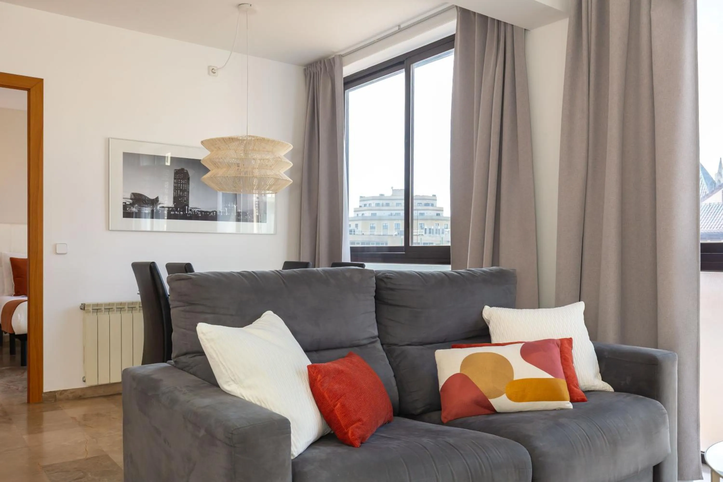 Living room in Picasso Suites