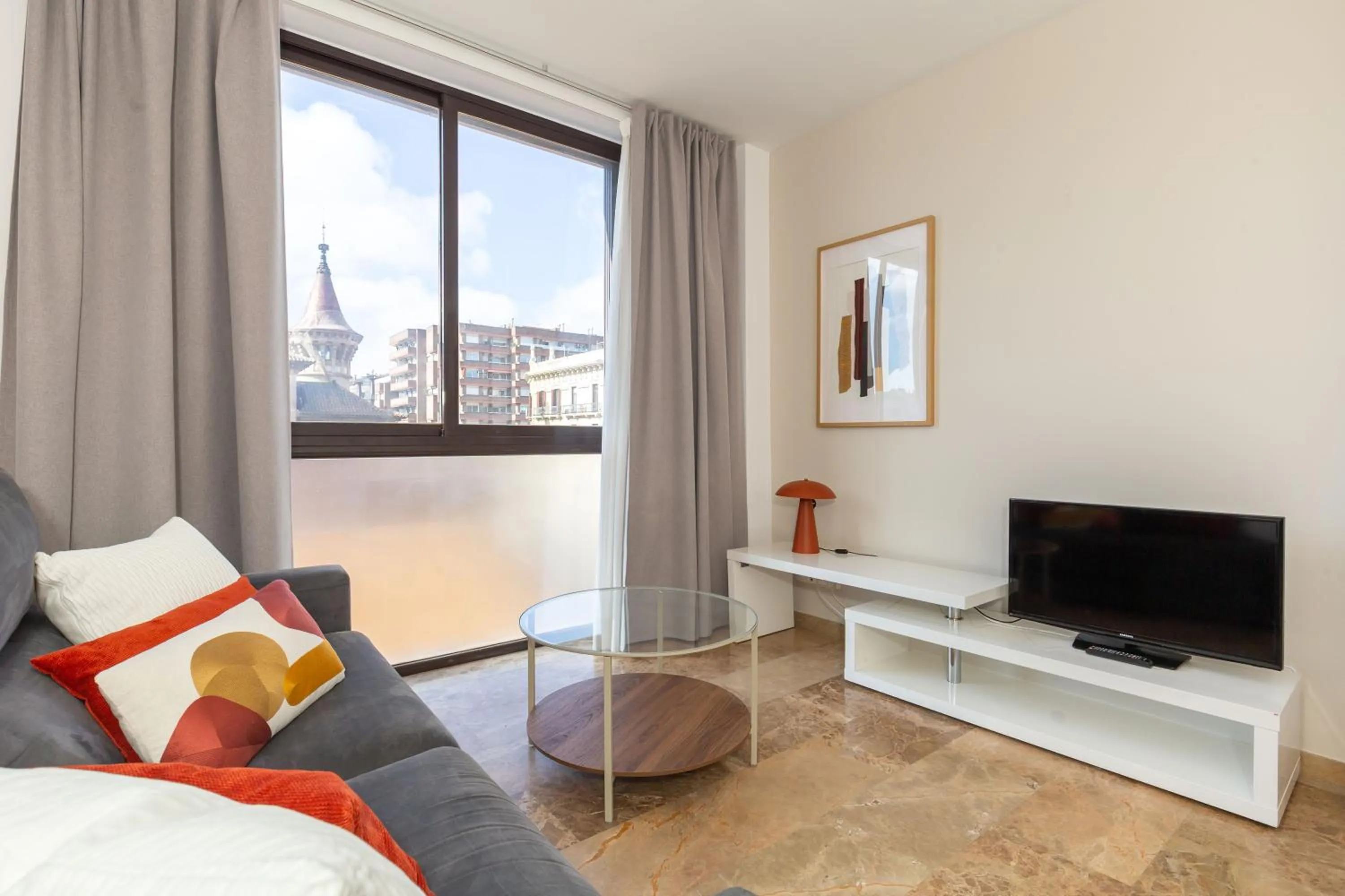 Living room in Picasso Suites