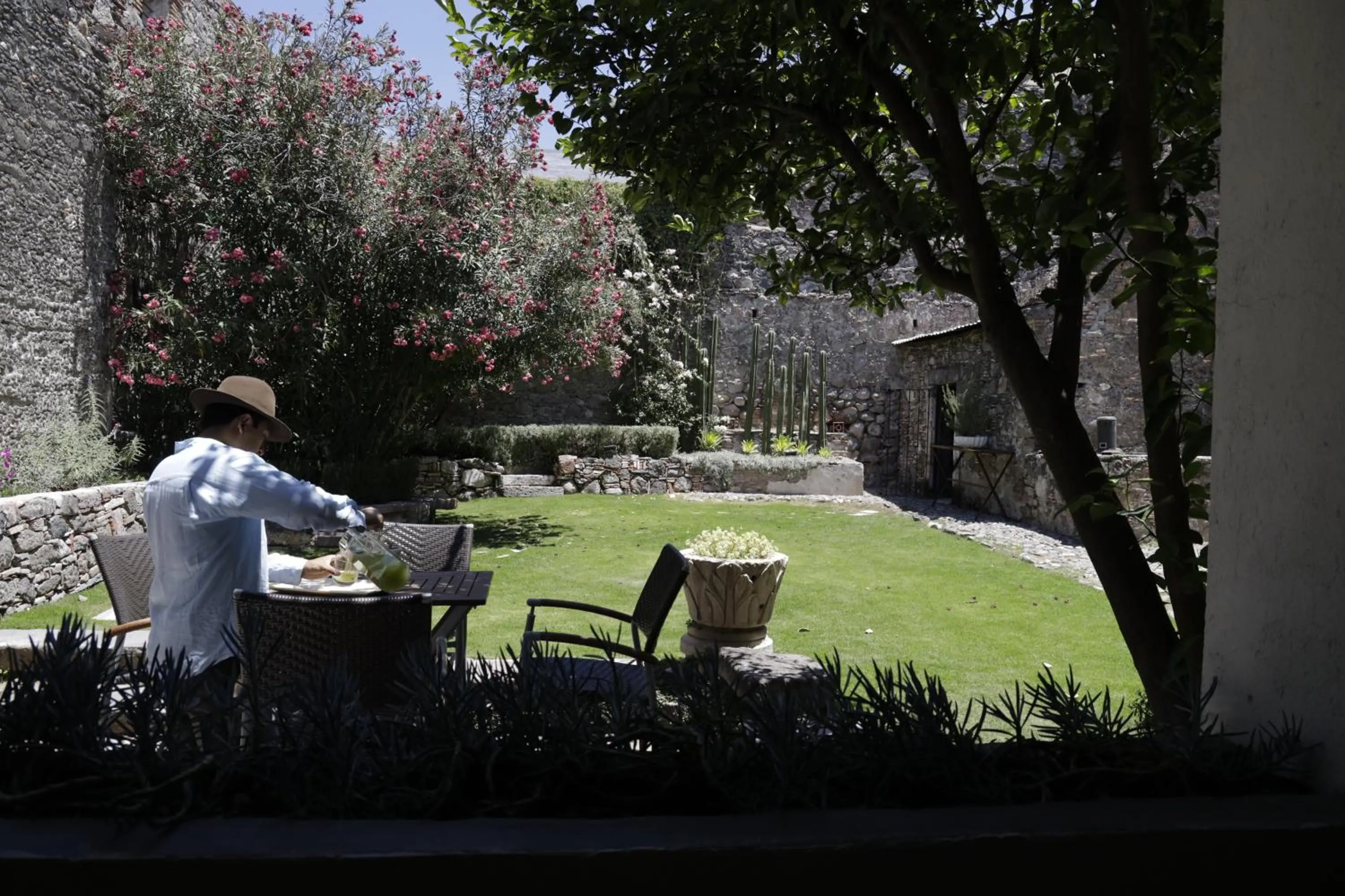 Garden in Orchid House San Miguel de Allende
