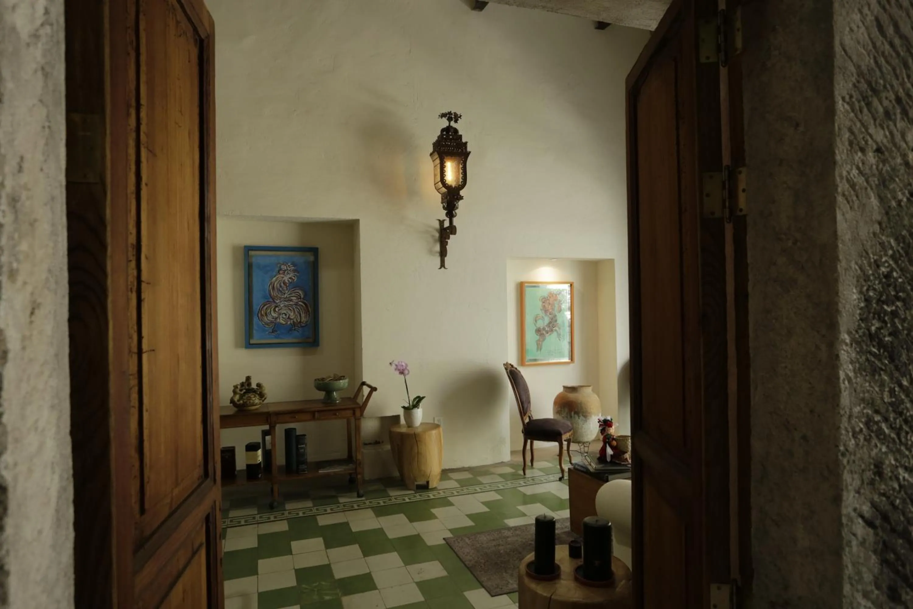 Living room in Orchid House San Miguel de Allende