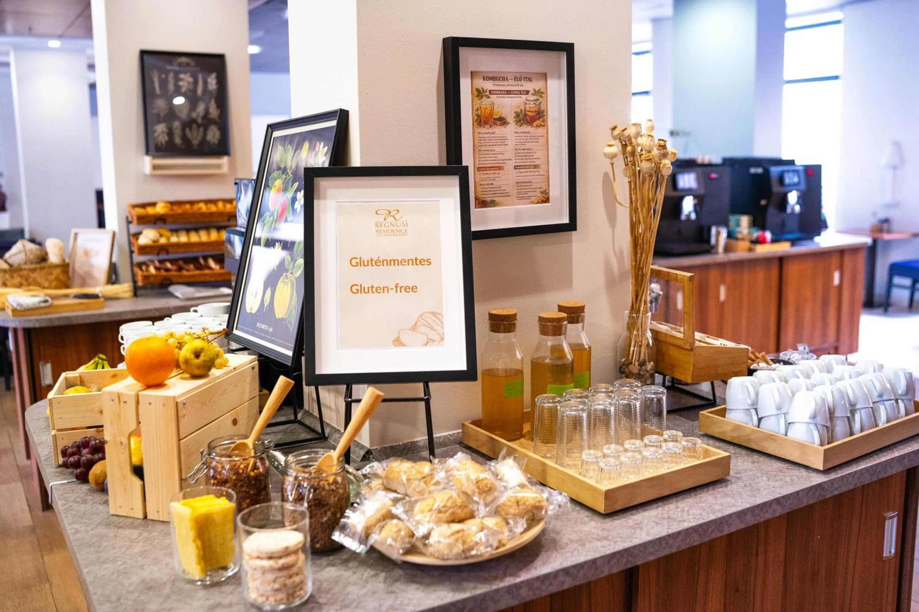 Breakfast in Hotel Regnum Residence