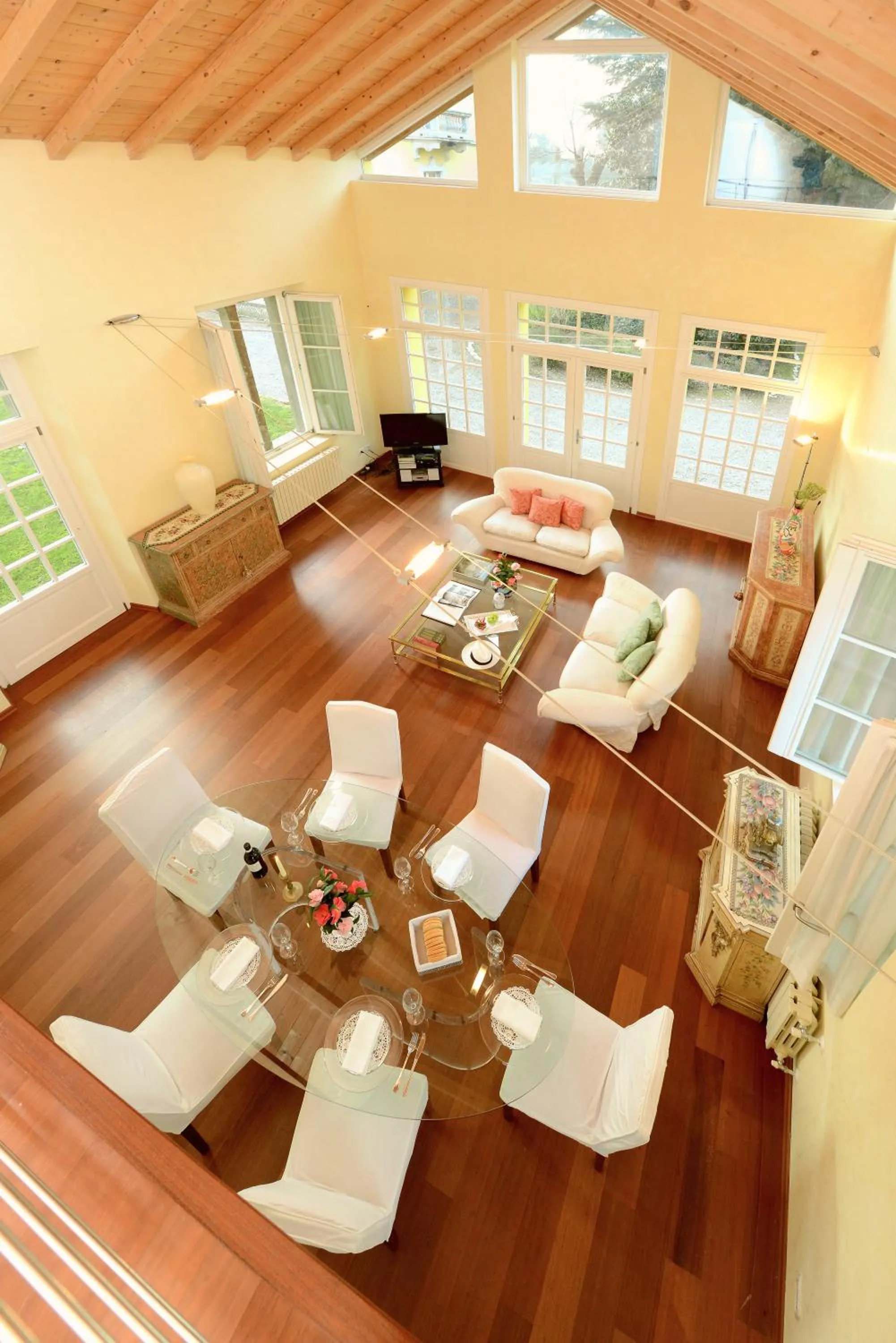 Seating area in Villa Verganti Veronesi