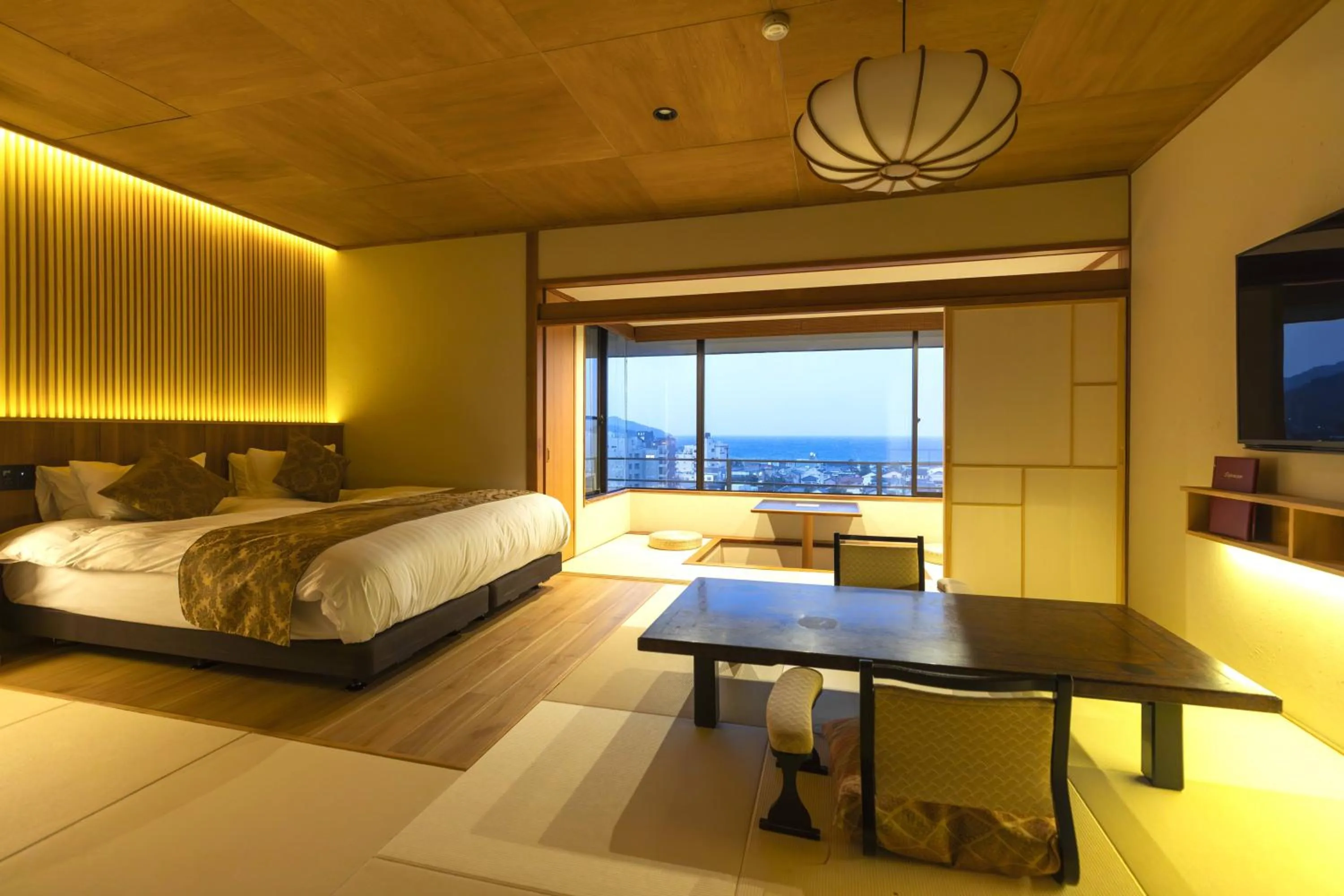 Bed in Sakahijiri gyokushoen