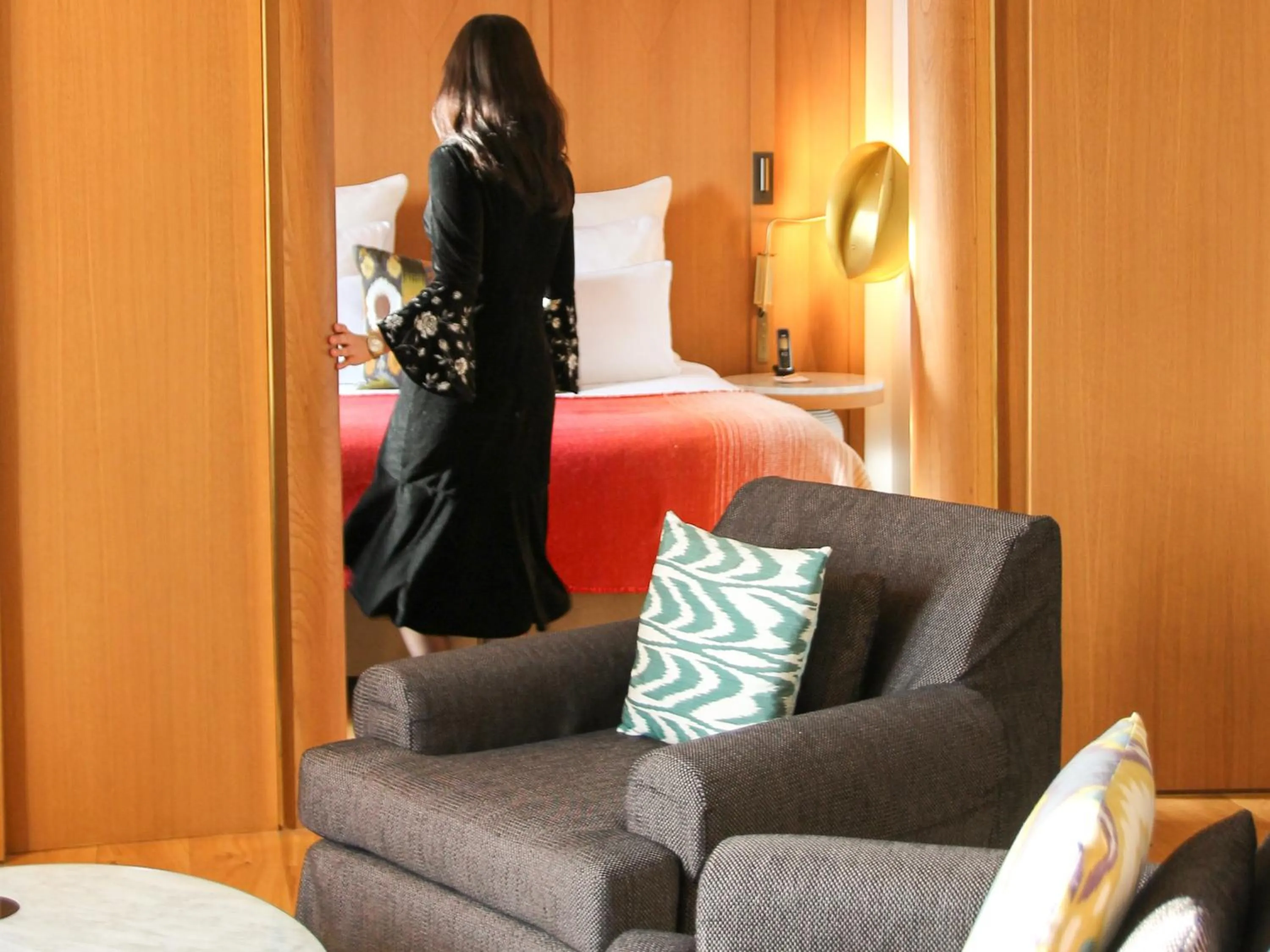 Bedroom in Hôtel Vernet Champs Elysées Paris