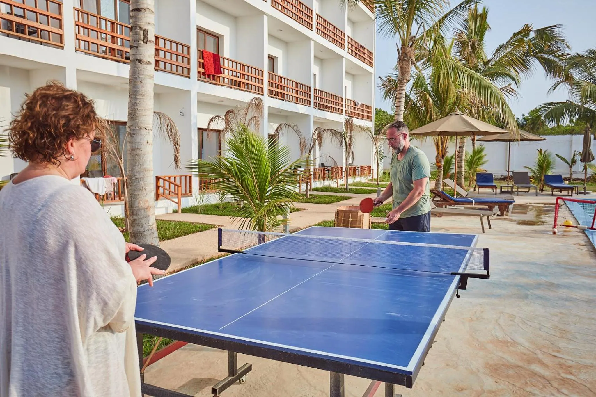 People in Malika Nungwi Hotel