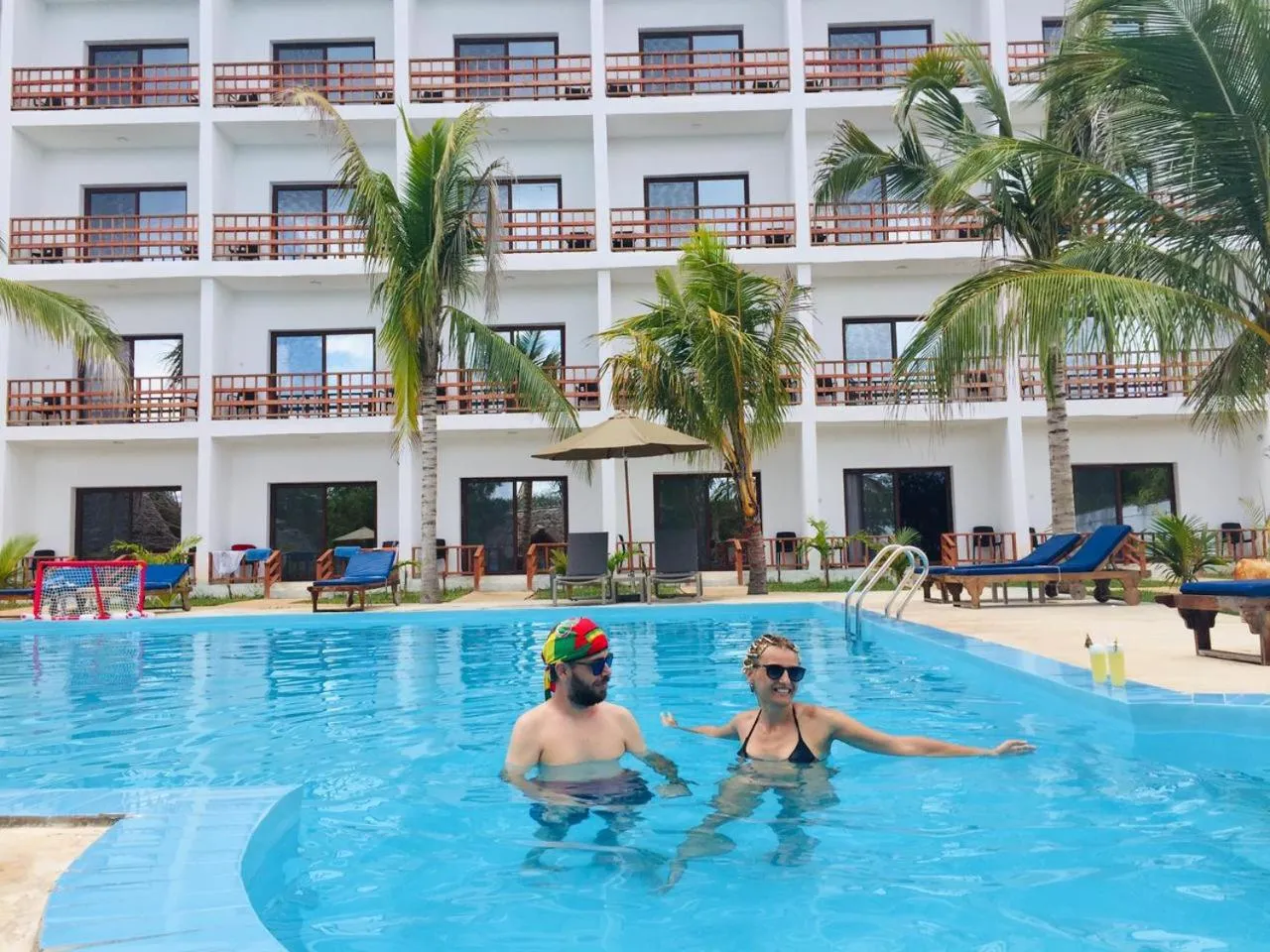 Swimming pool in Malika Nungwi Hotel