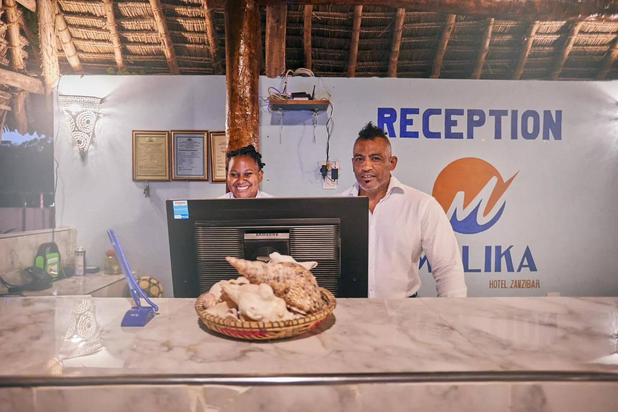 Staff in Malika Nungwi Hotel