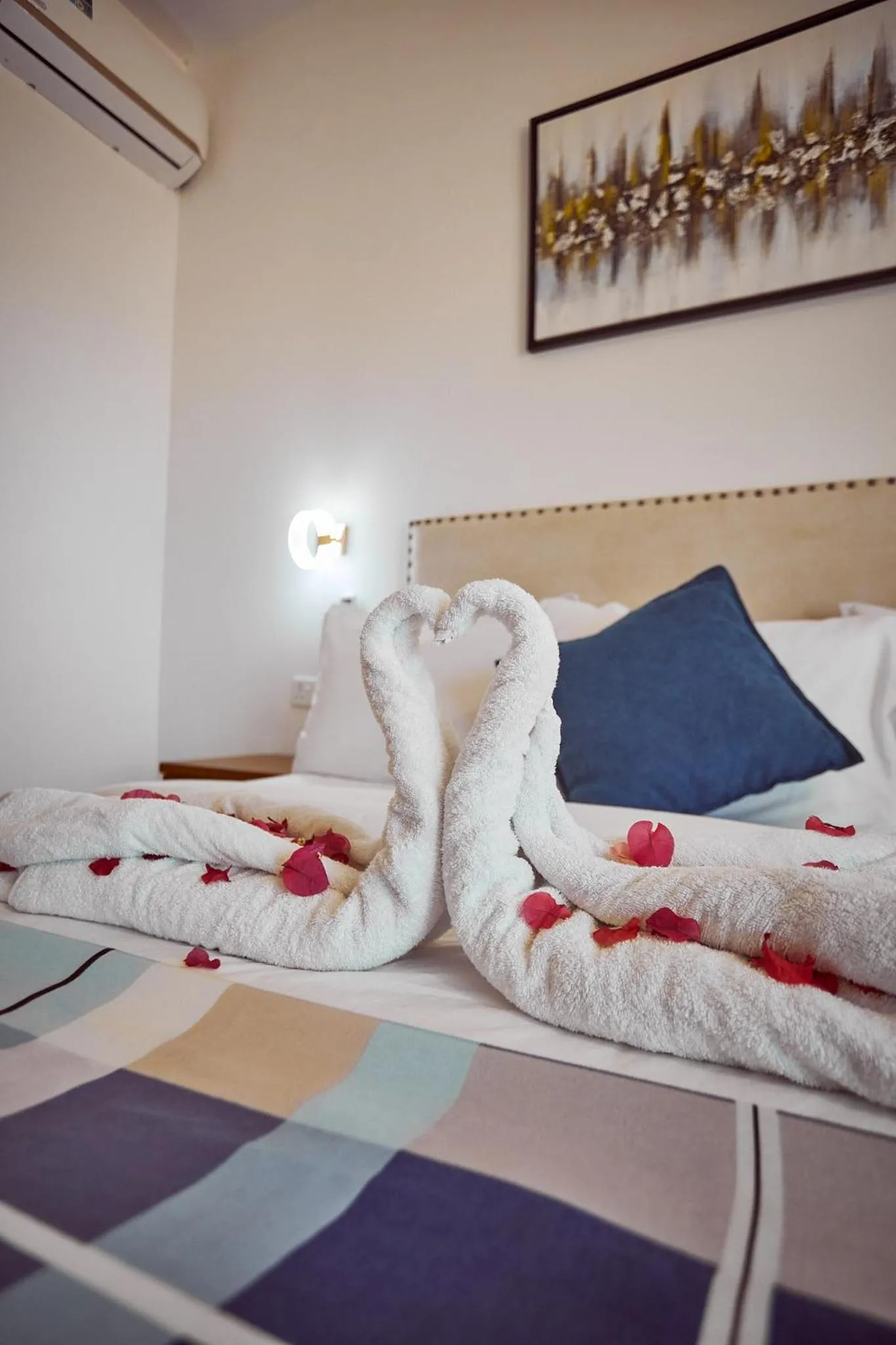 Bed in Malika Nungwi Hotel