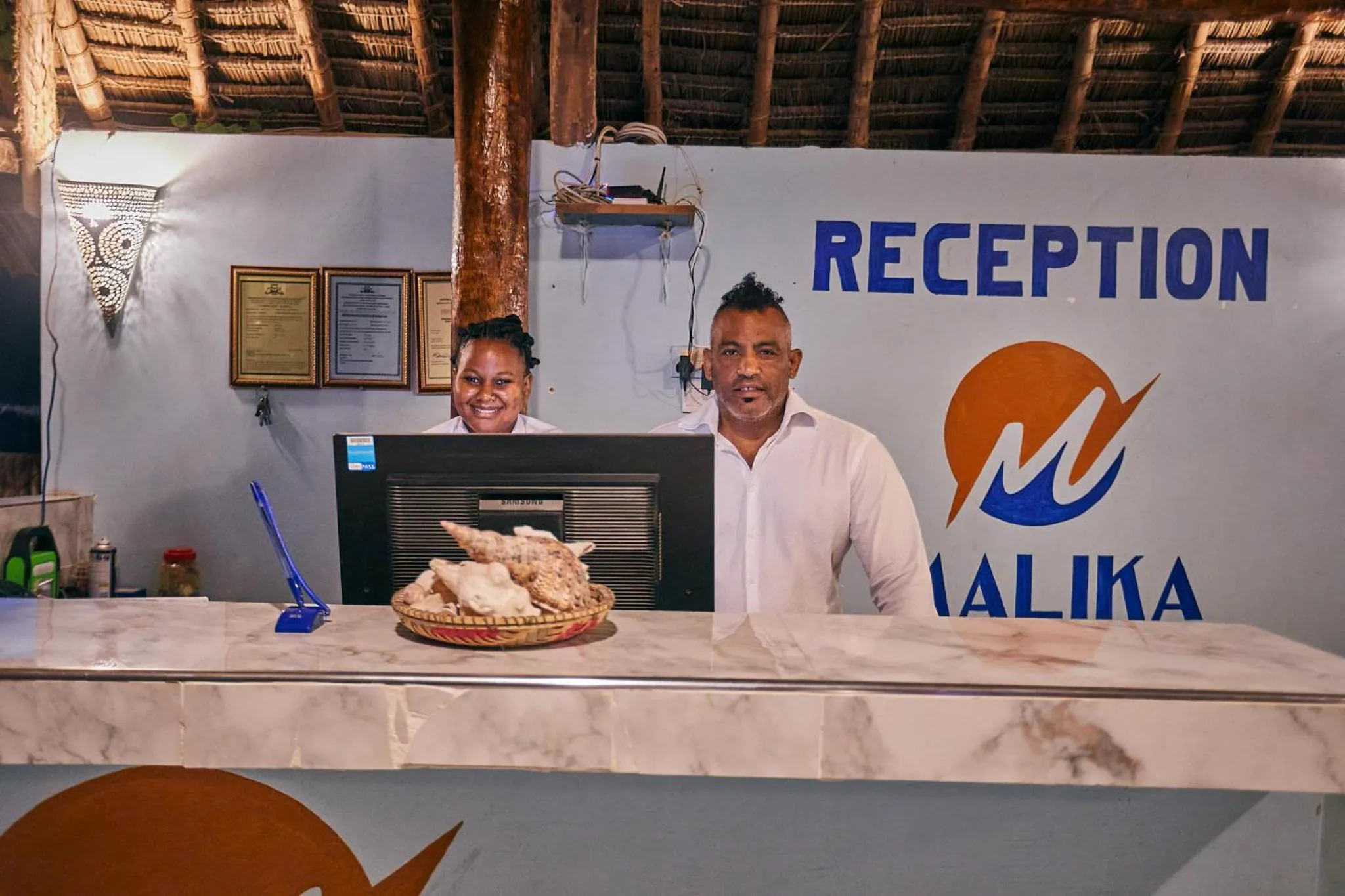 Lobby or reception in Malika Nungwi Hotel