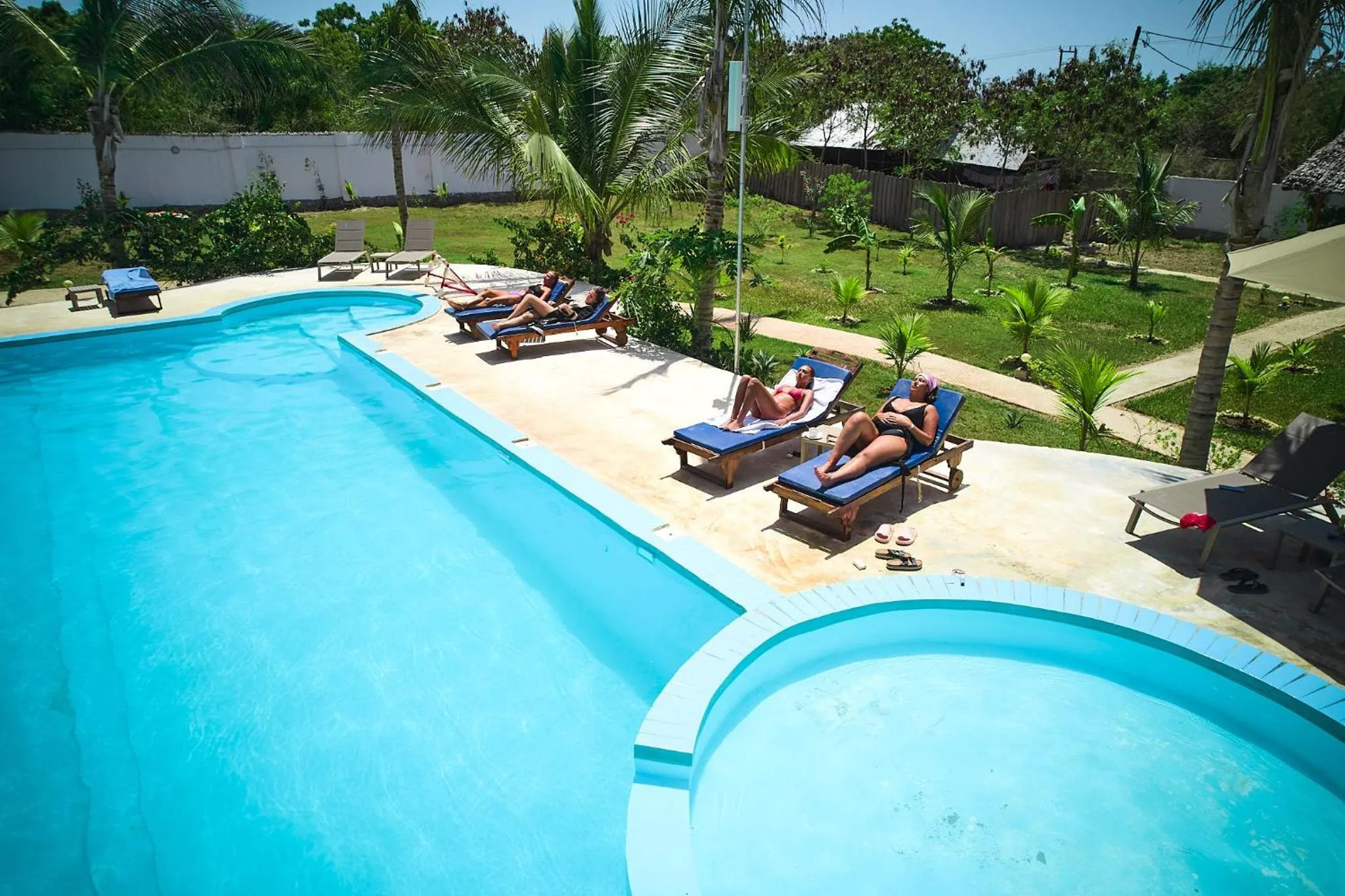 Swimming pool in Malika Nungwi Hotel