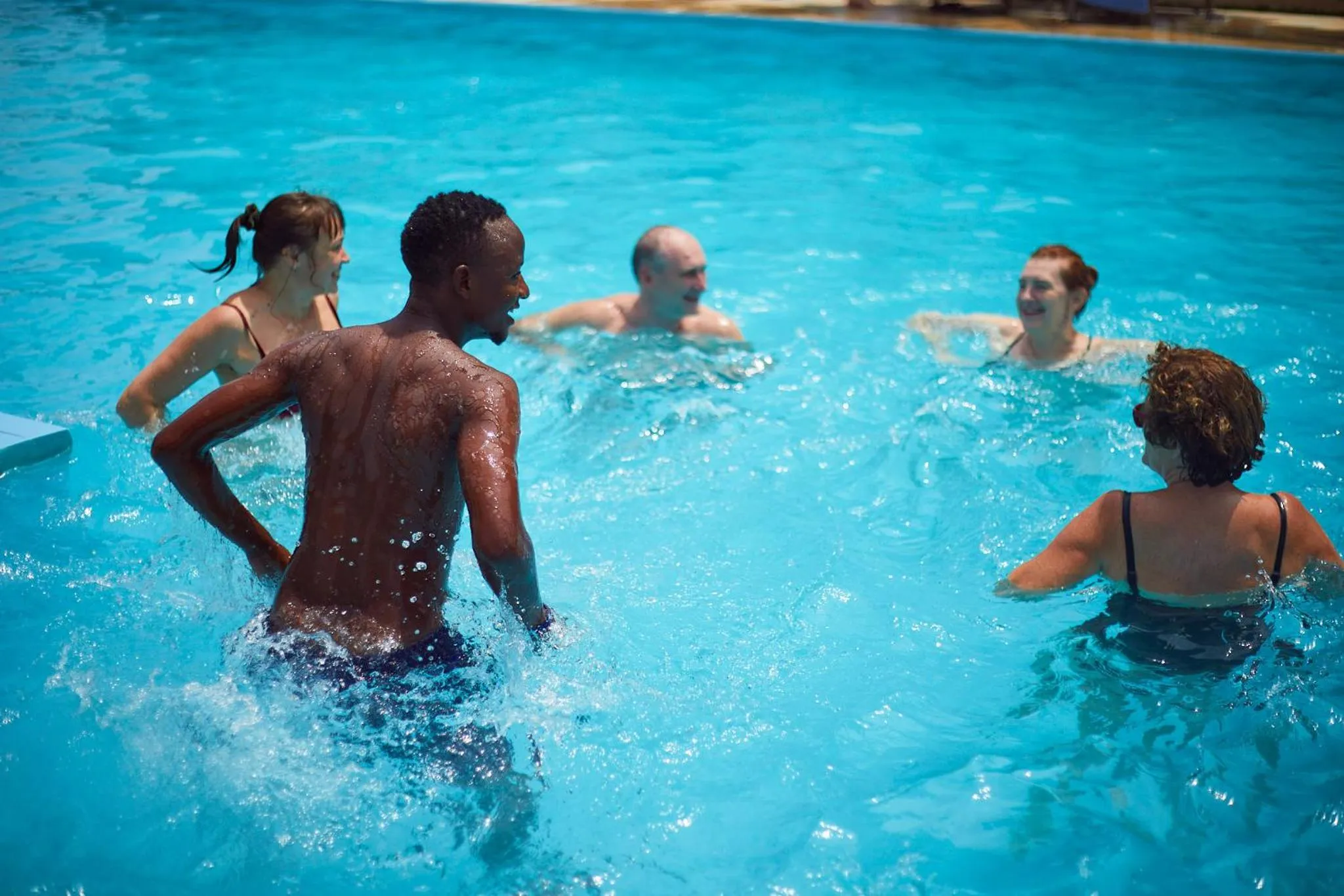 People in Malika Nungwi Hotel