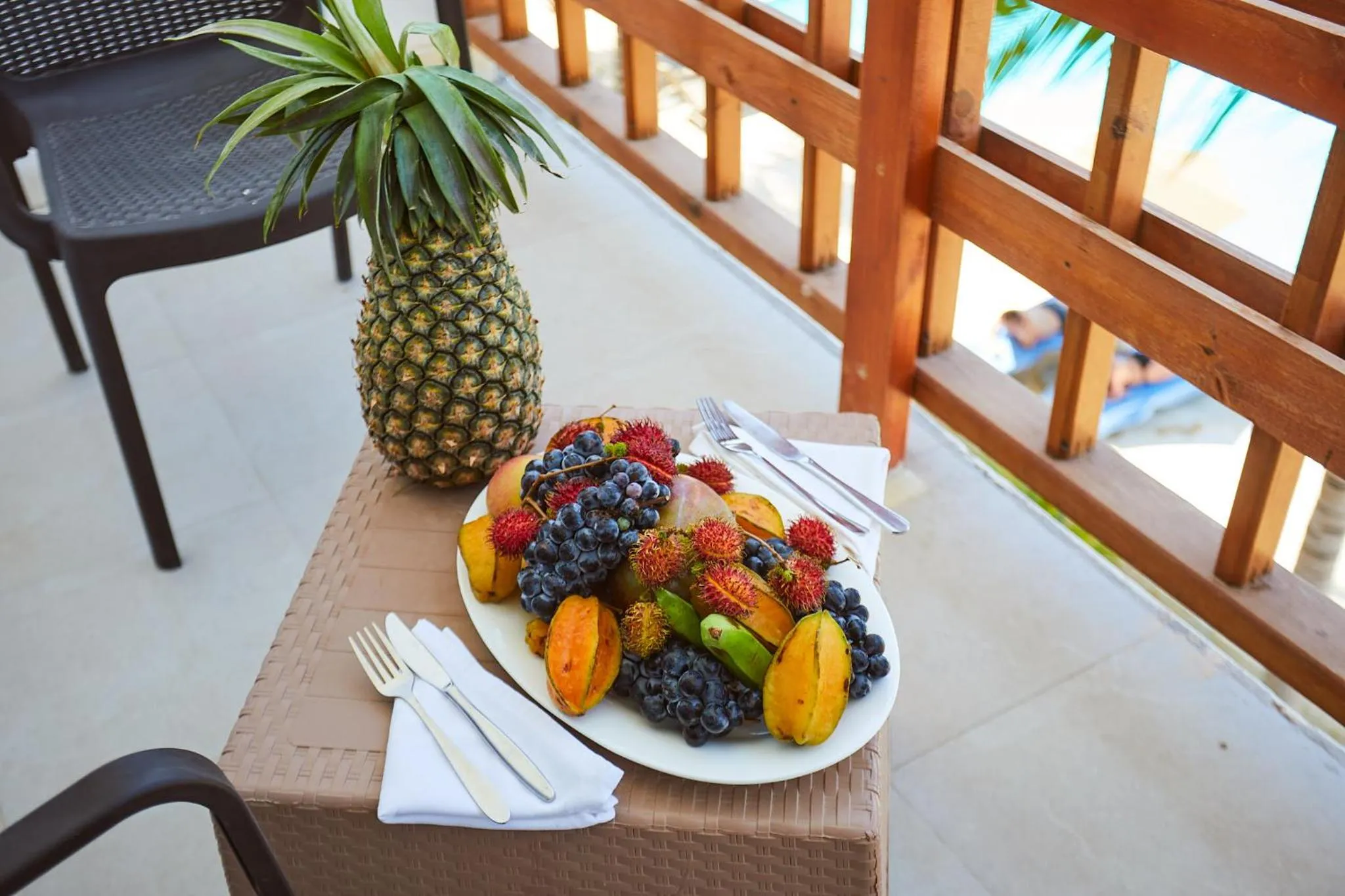 Food in Malika Nungwi Hotel