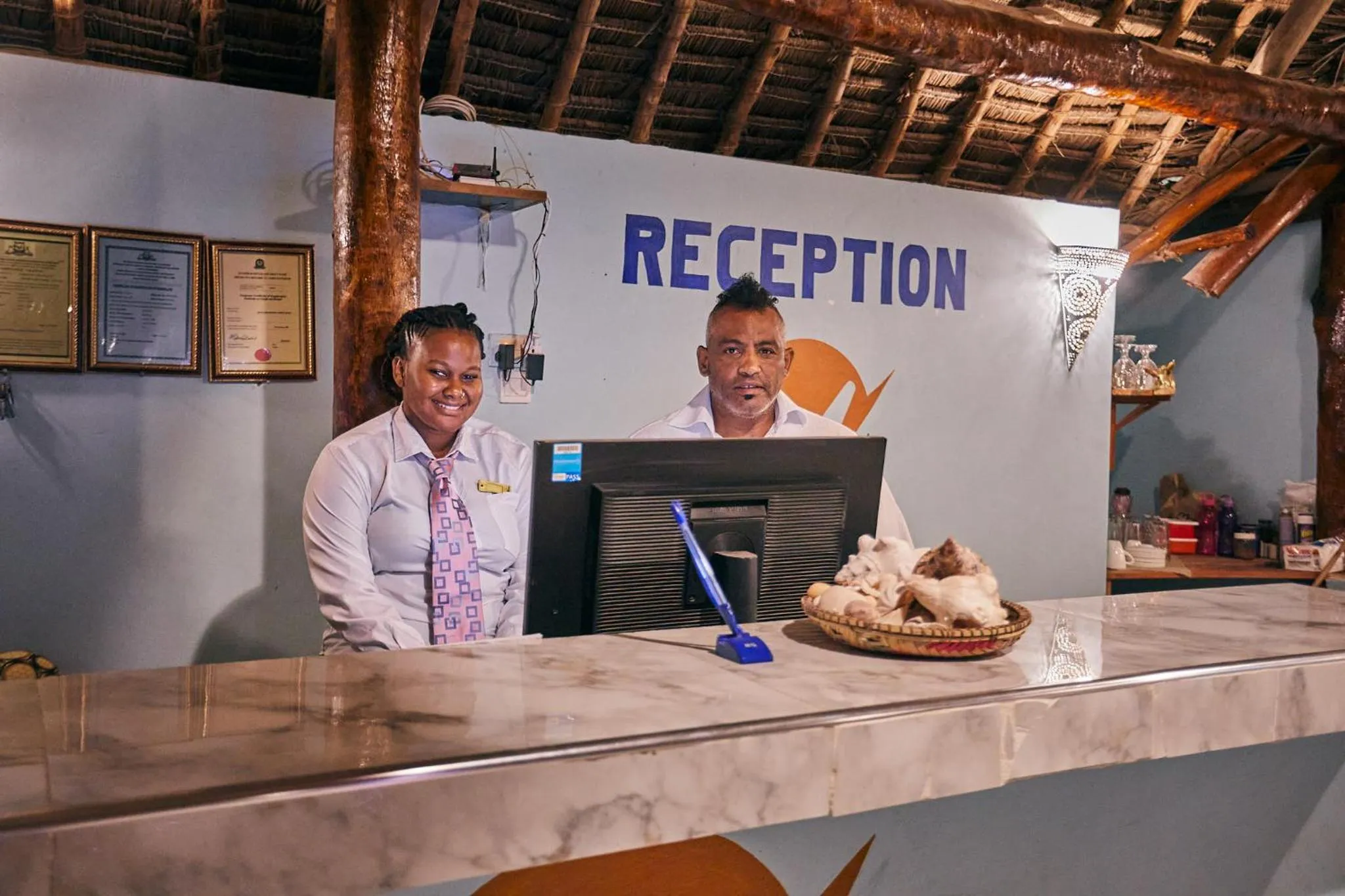Lobby or reception in Malika Nungwi Hotel