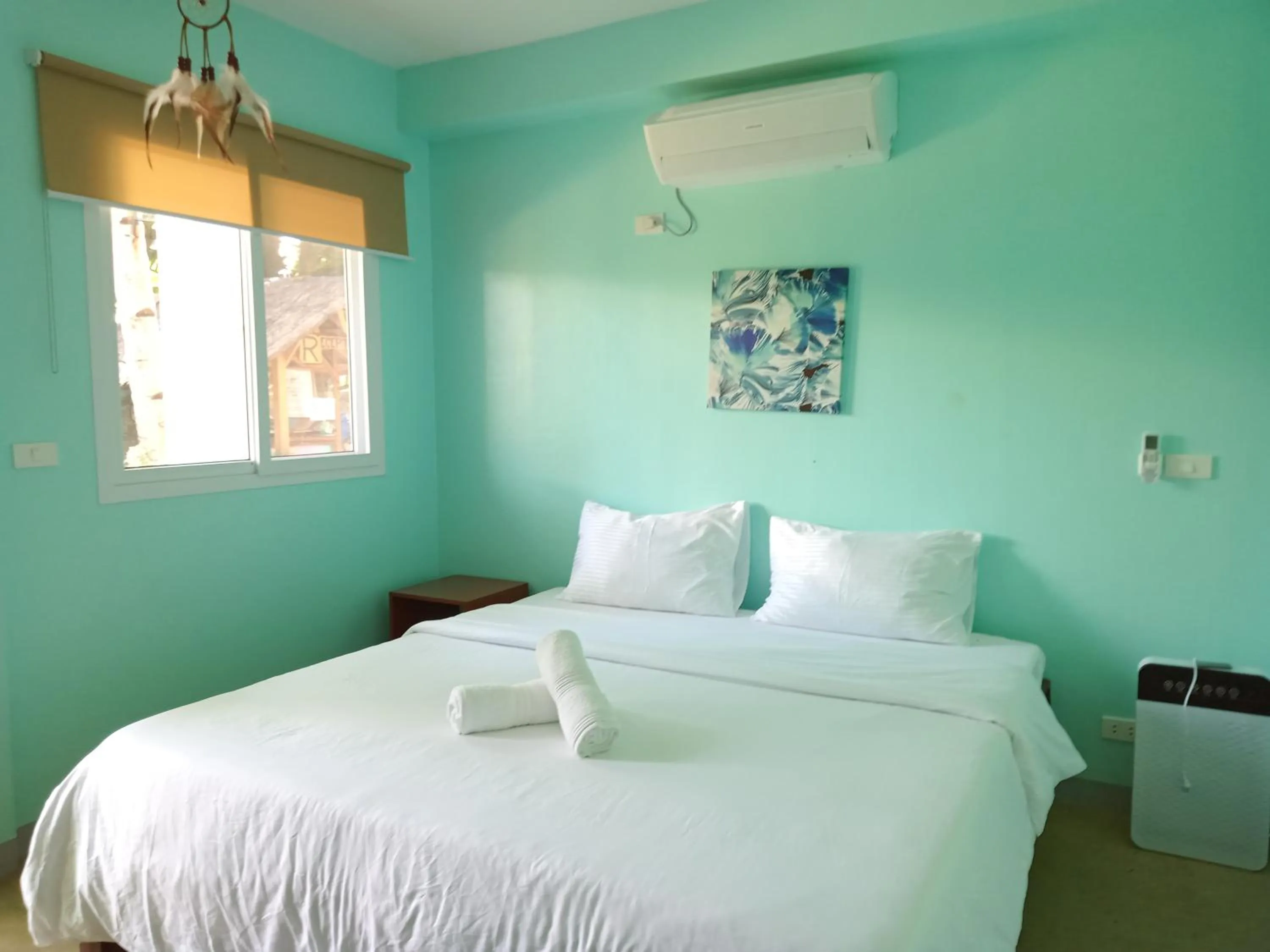 View (from property/room), Bed in In Dai Aquasports and Beach Resort