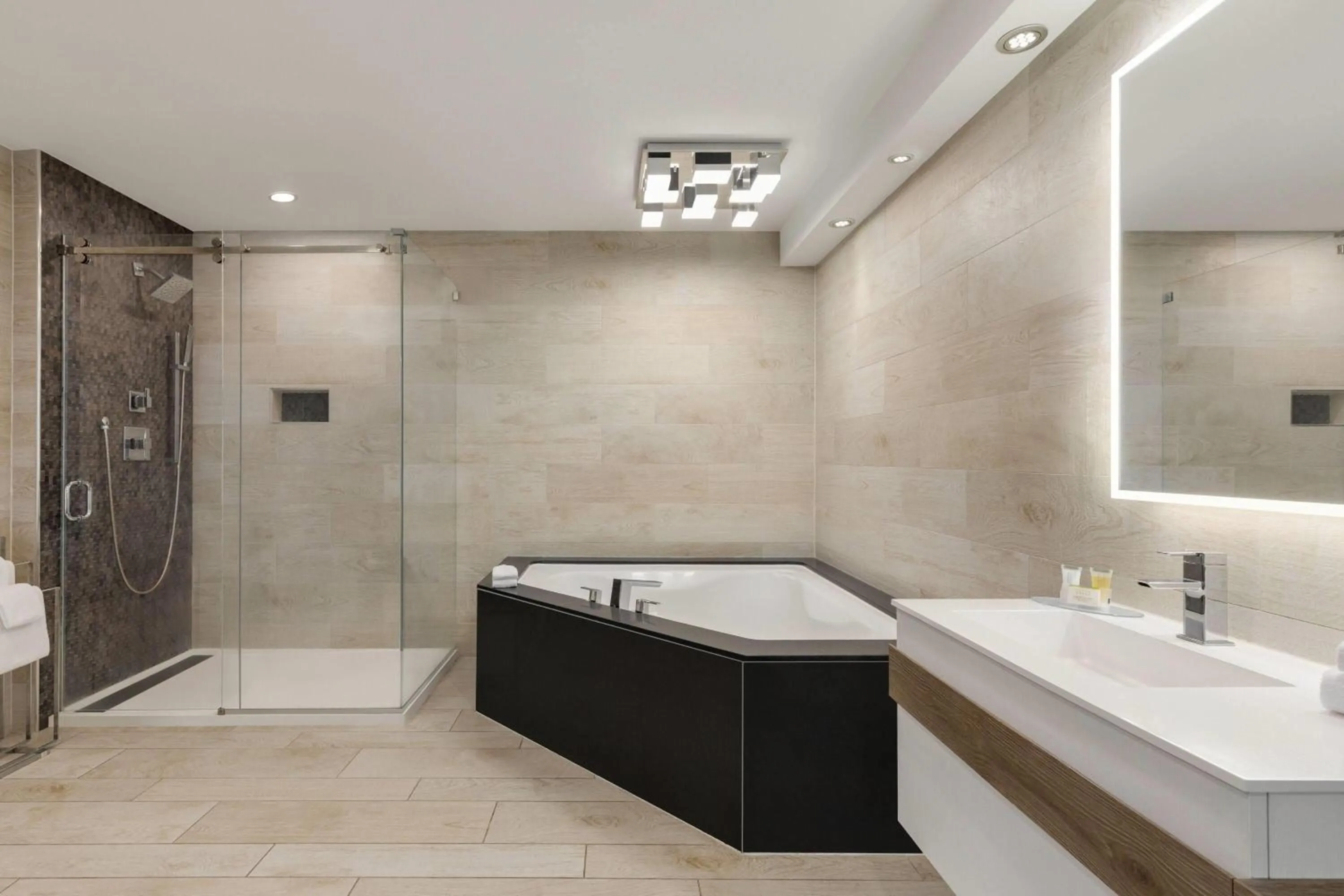 Bathroom in Super 8 by Wyndham Meadowlands