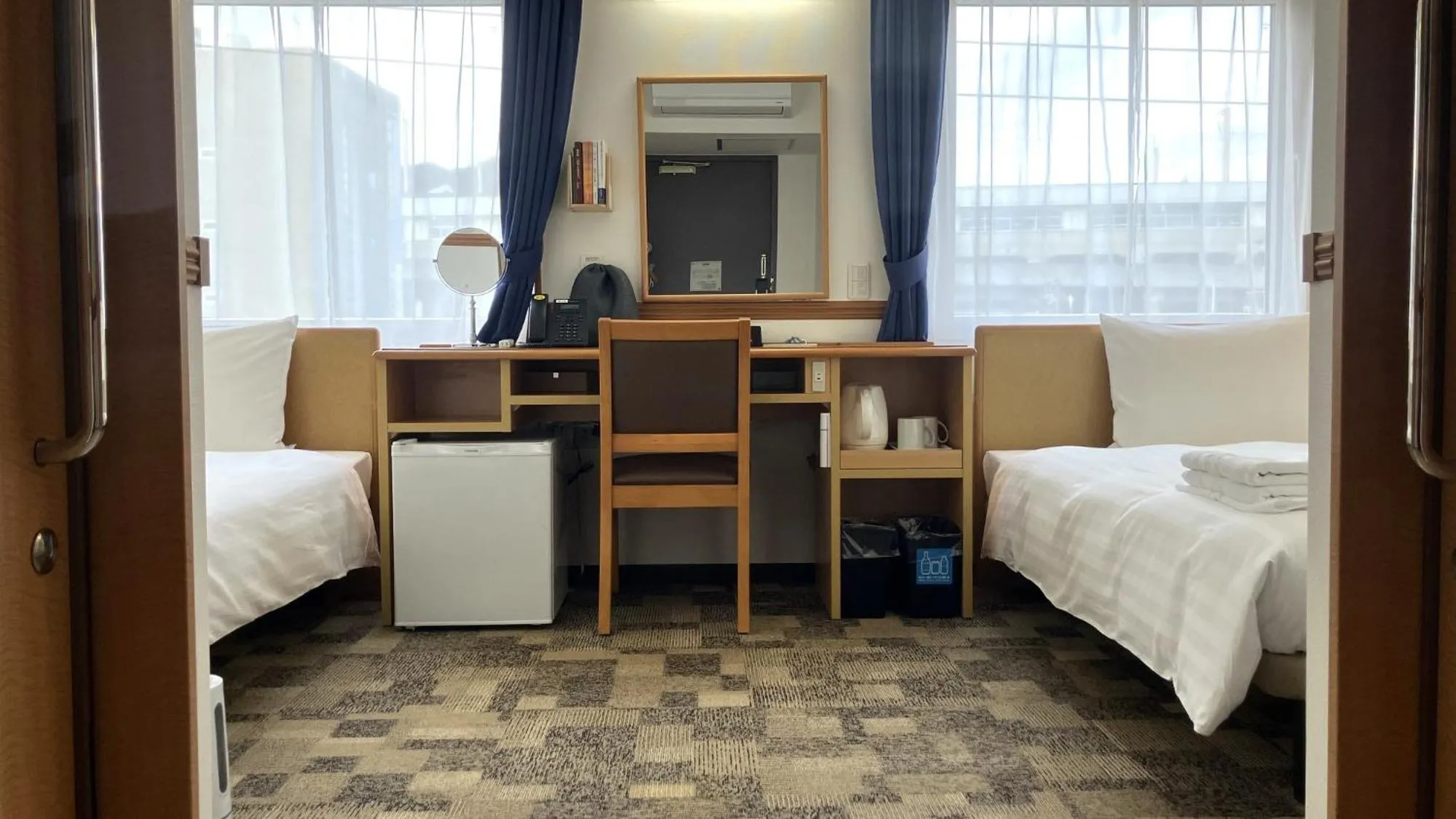 Bedroom, Bed in Toyoko Inn Shin-yamaguchi-eki Shinkansen-guchi