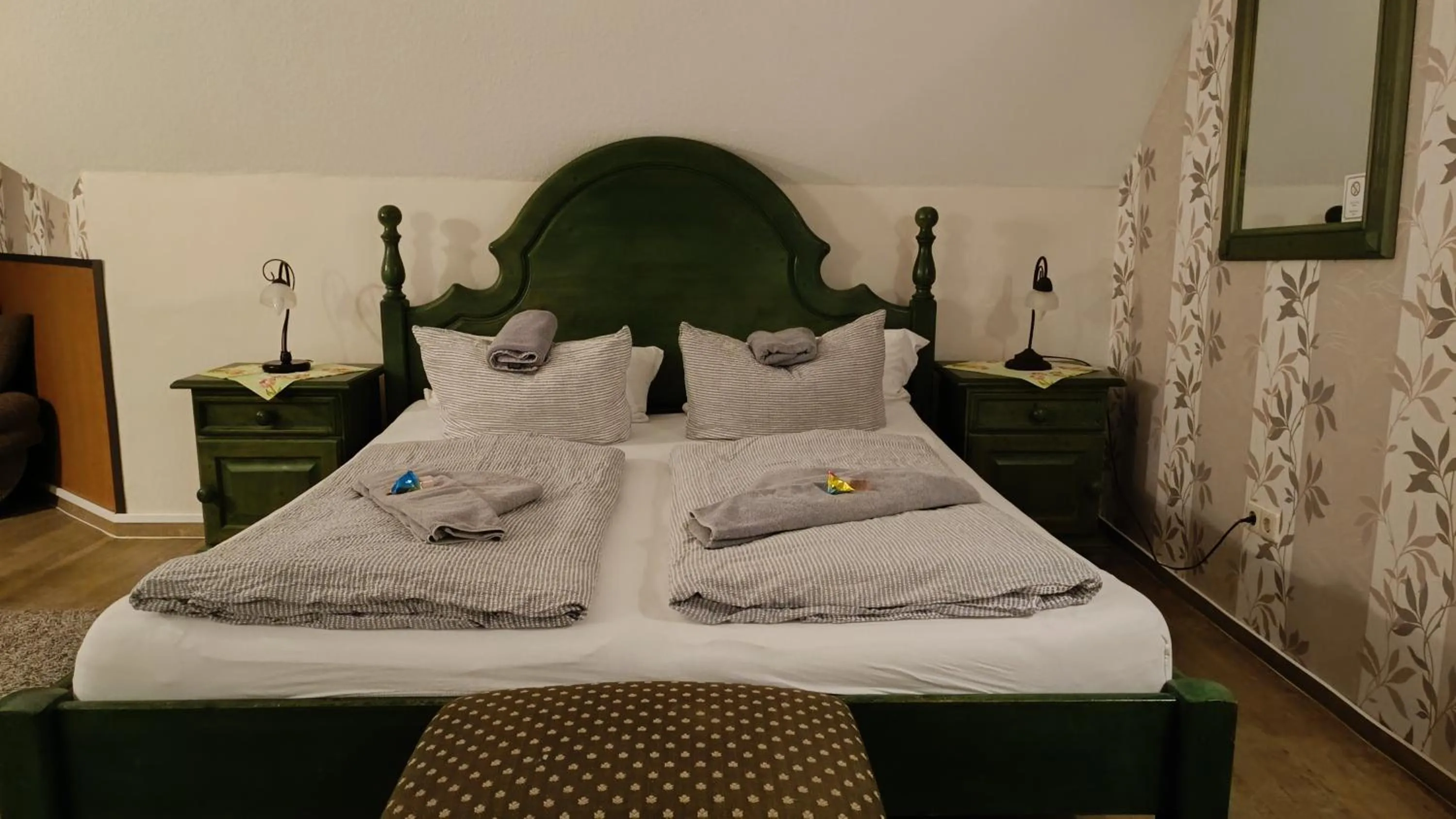 Bed in Hotel Villa Alice