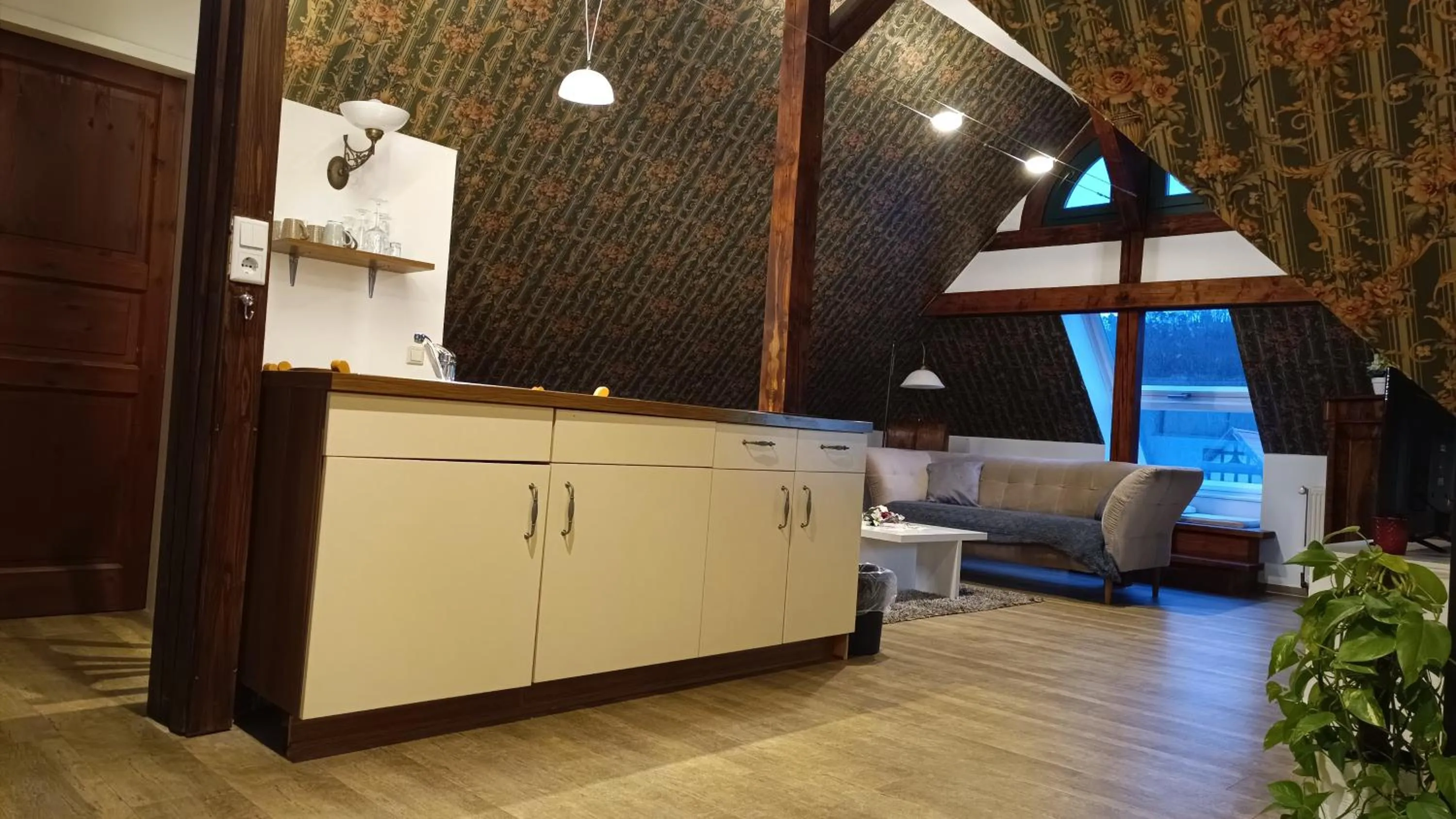 Kitchen or kitchenette in Hotel Villa Alice