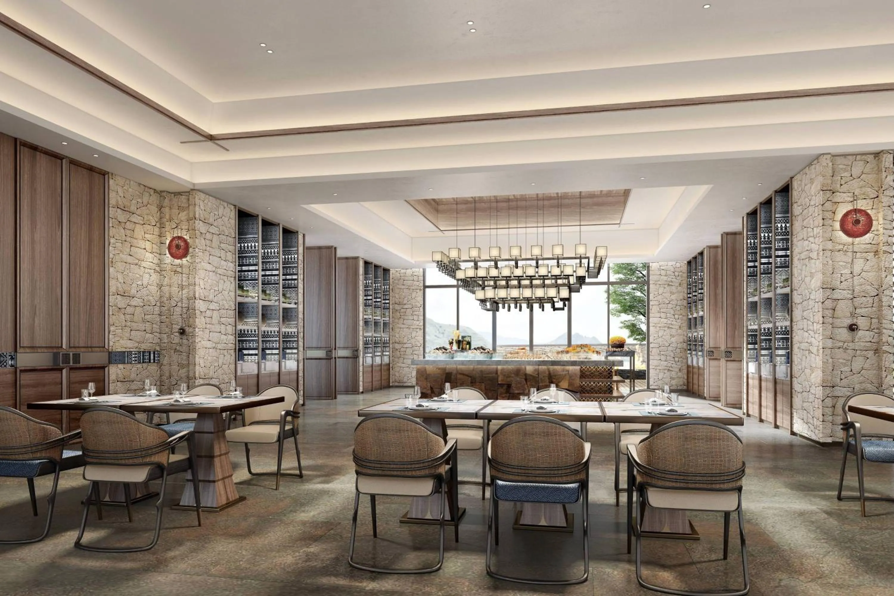 Restaurant/places to eat in Courtyard by Marriott Liuzhou Sanjiang