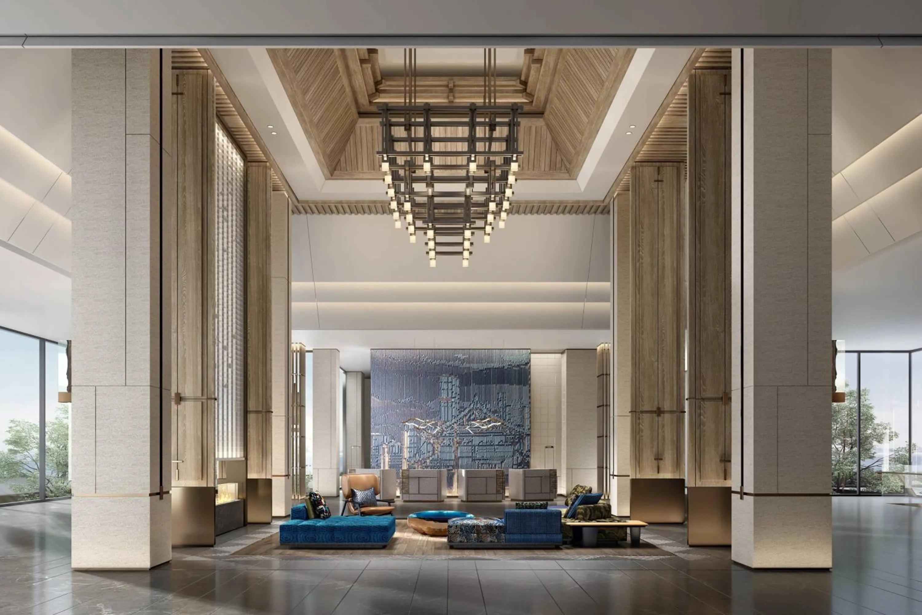 Lobby or reception in Courtyard by Marriott Liuzhou Sanjiang