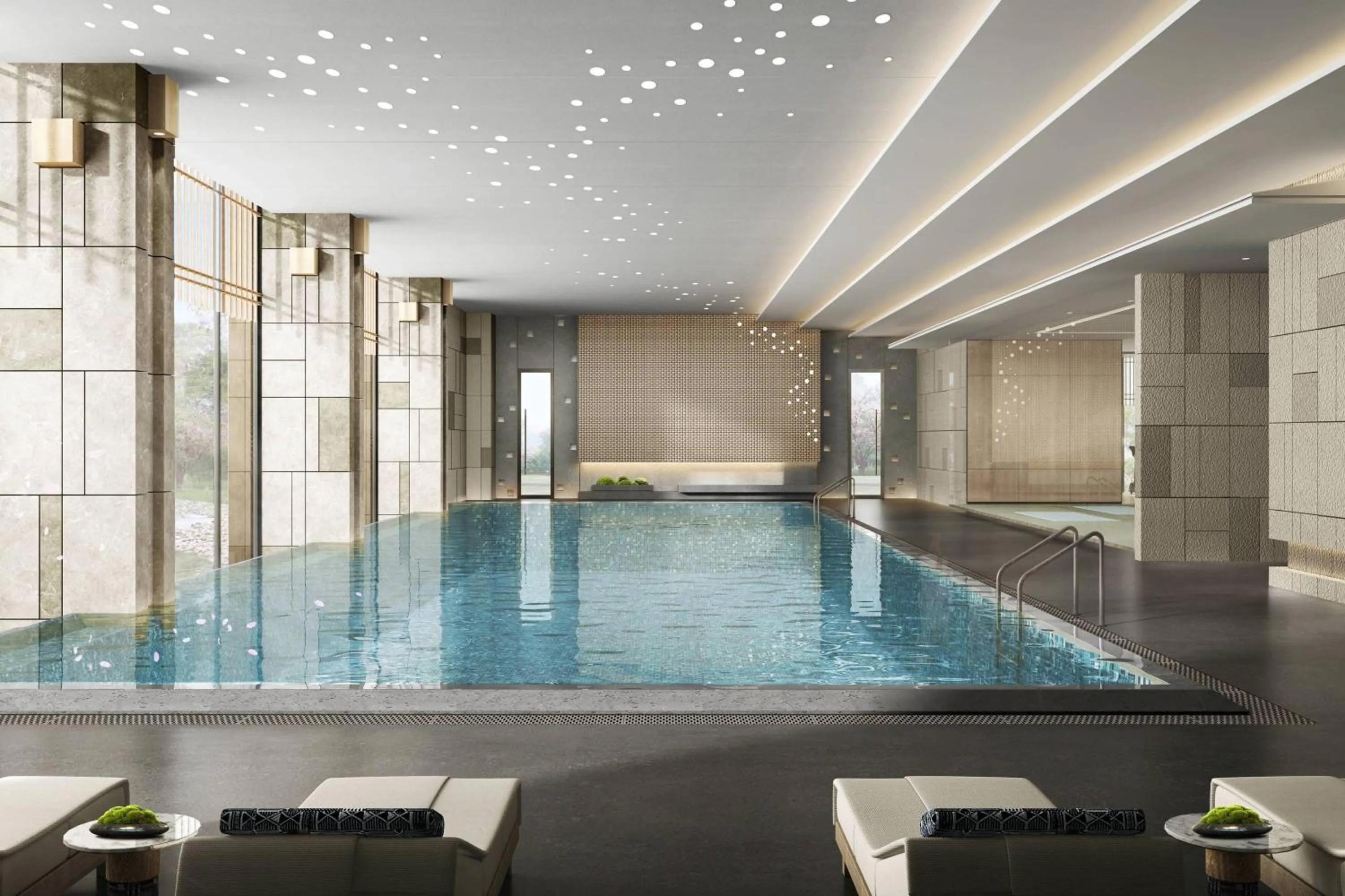 Swimming pool in Courtyard by Marriott Liuzhou Sanjiang