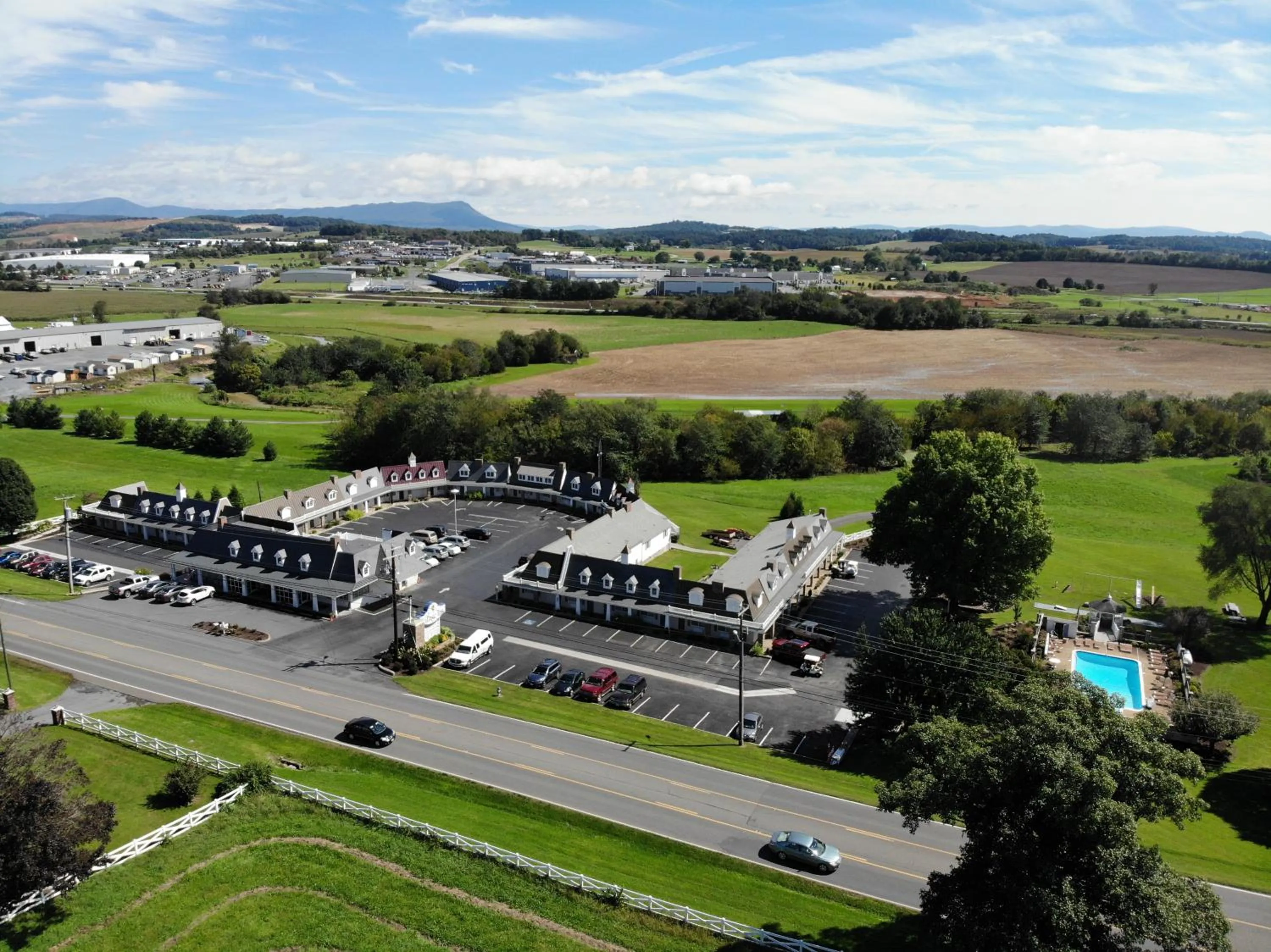 Bird's eye view in The Village Inn