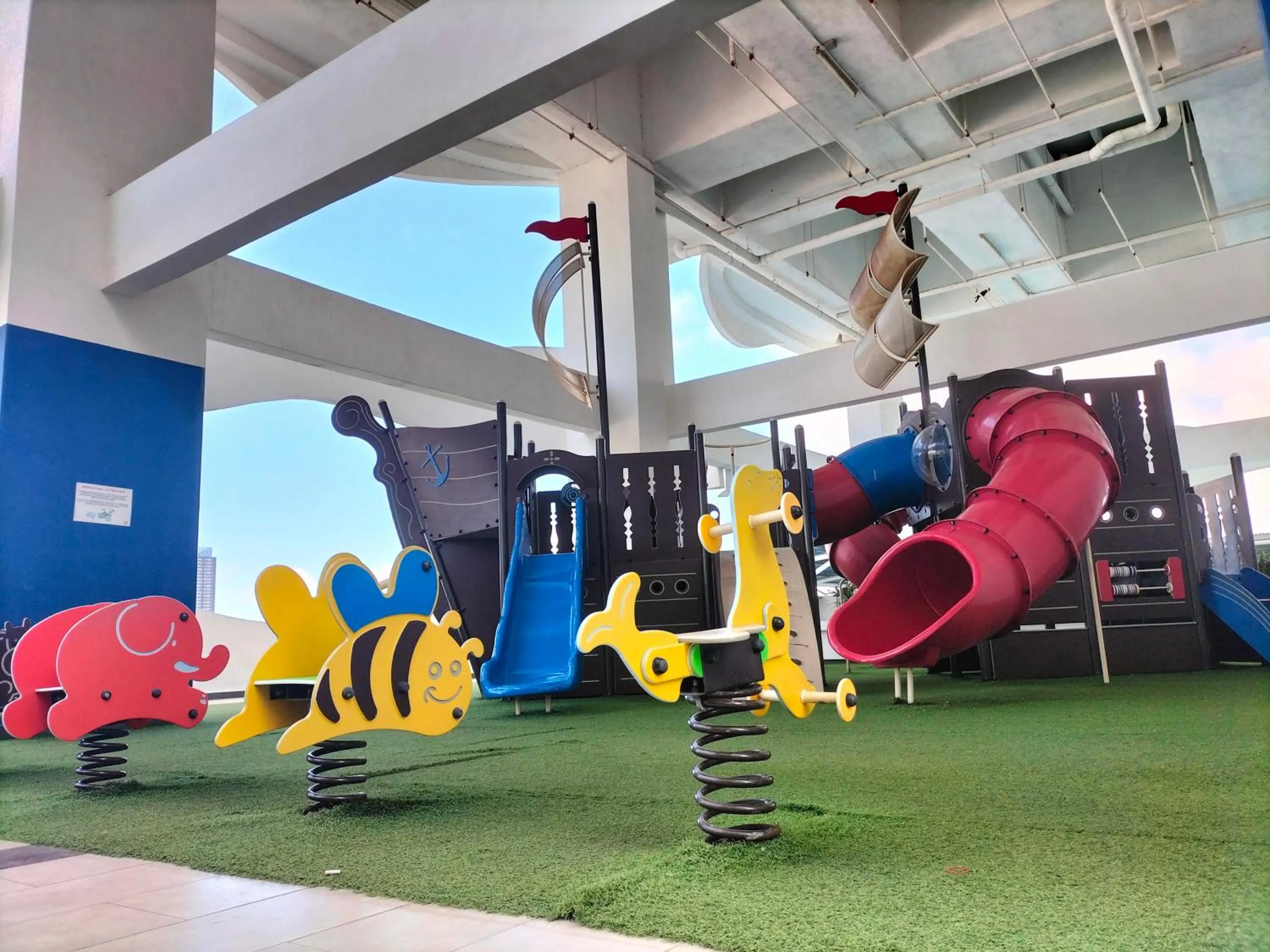 Children play ground in My Home The Wave Malacca Homestay