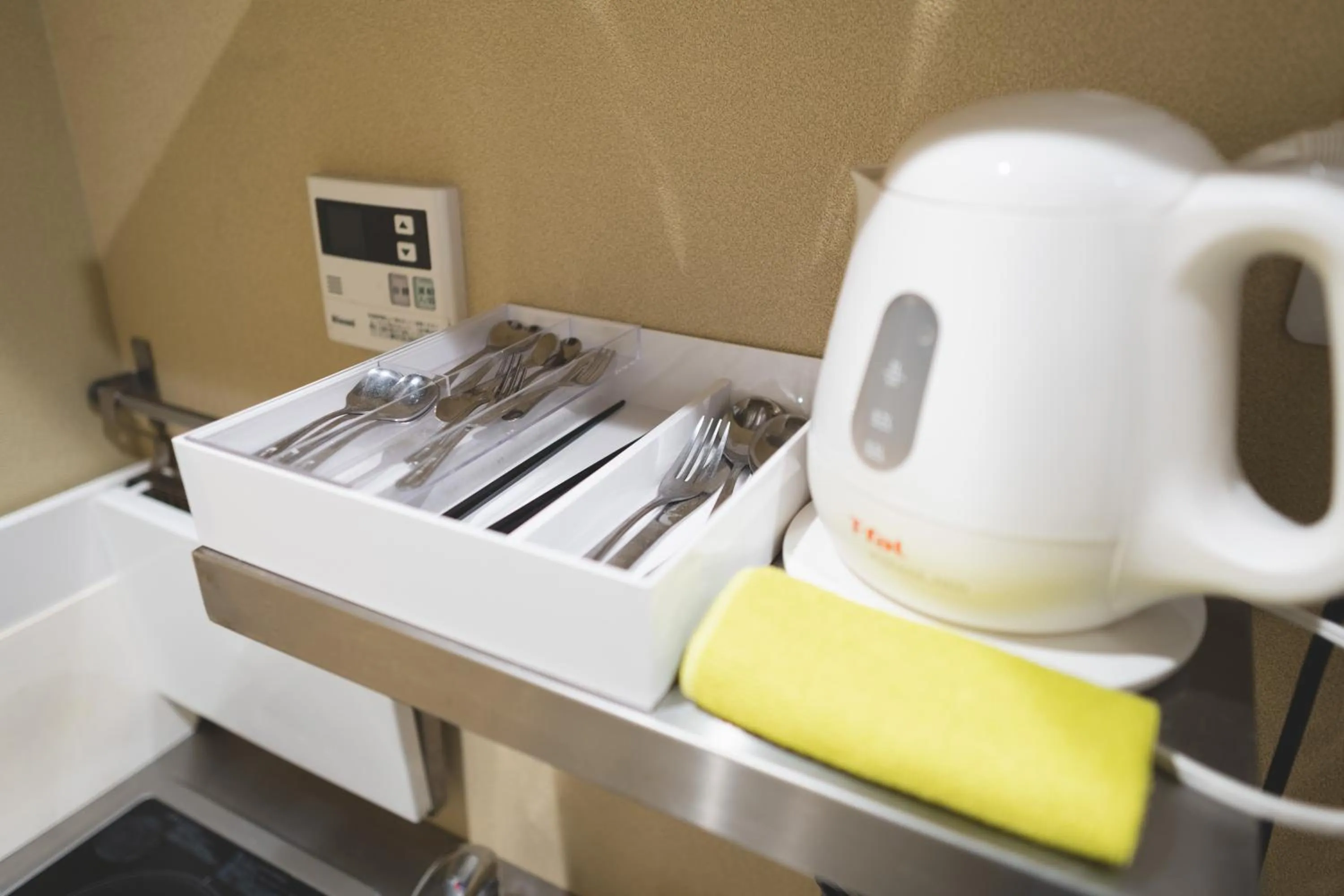 Kitchen or kitchenette in Little Hotel Kyoto Karasuma Takatsuji