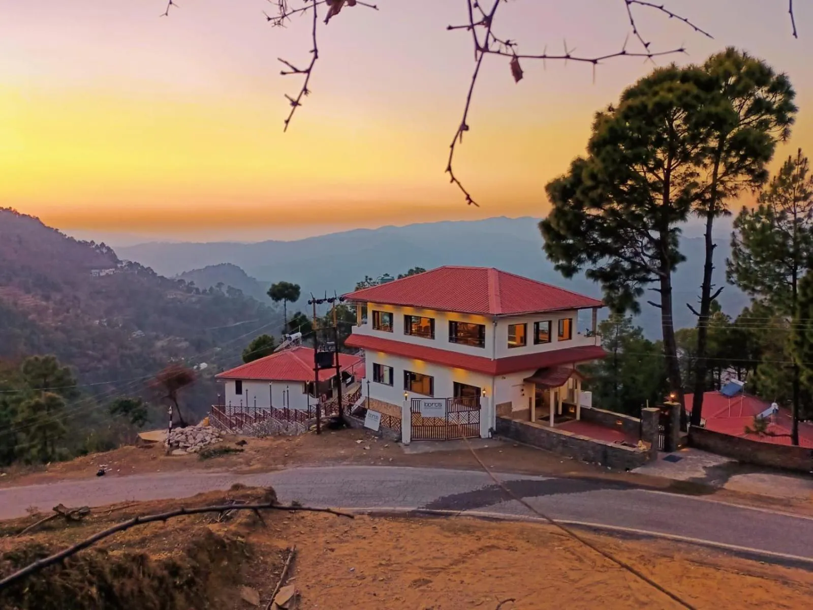 Sunset in Boros Resorts Binsar