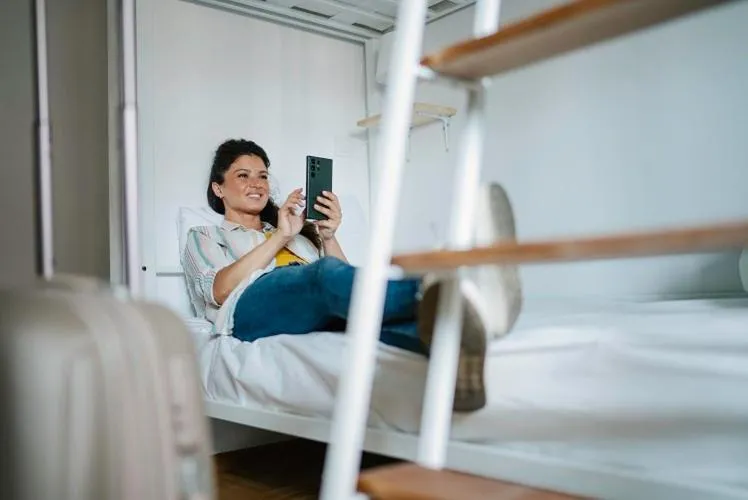 bunk bed, Bed in NEW GENERATION HOSTEL Prague center