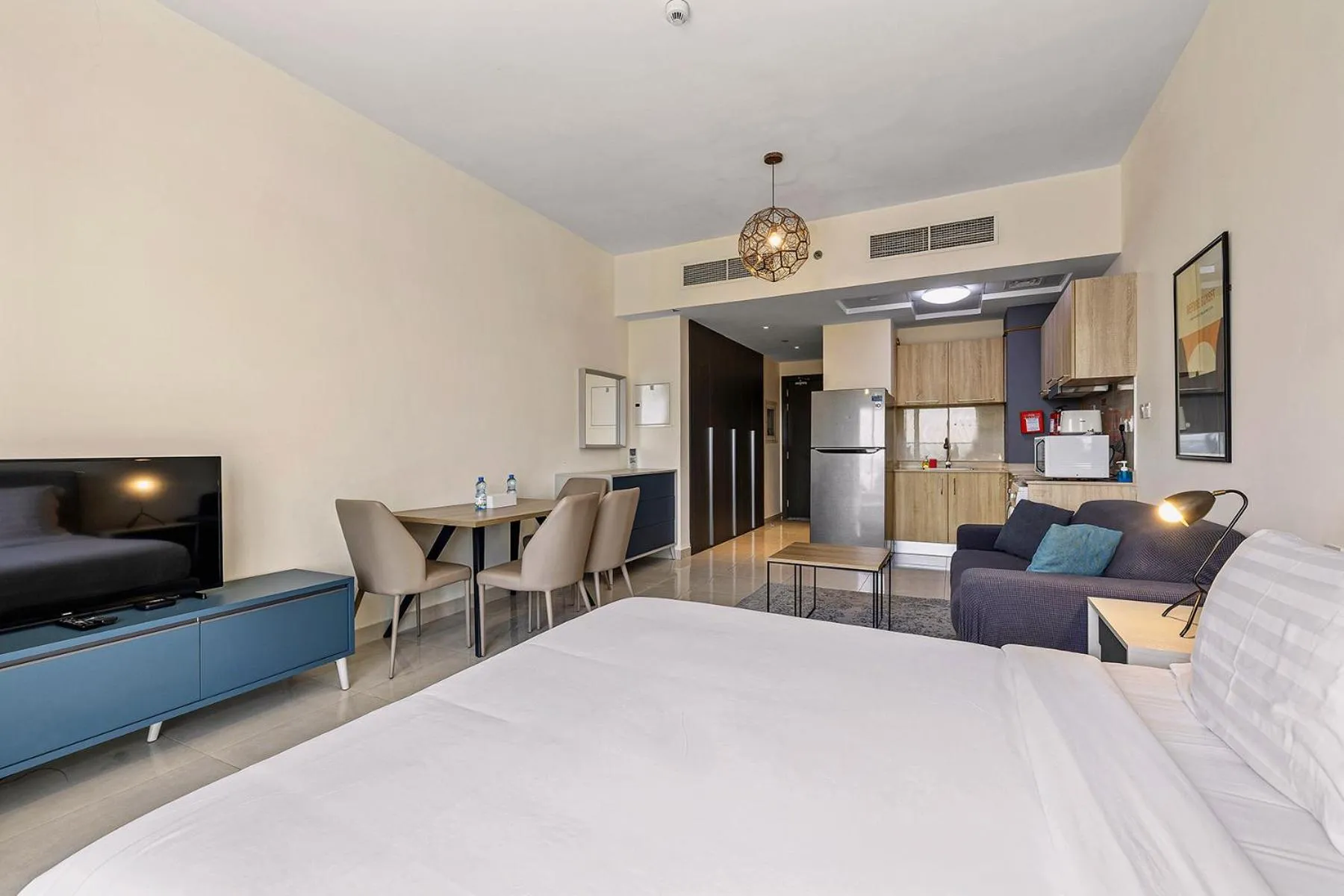 Bed in Unlock Metropolis Business Bay