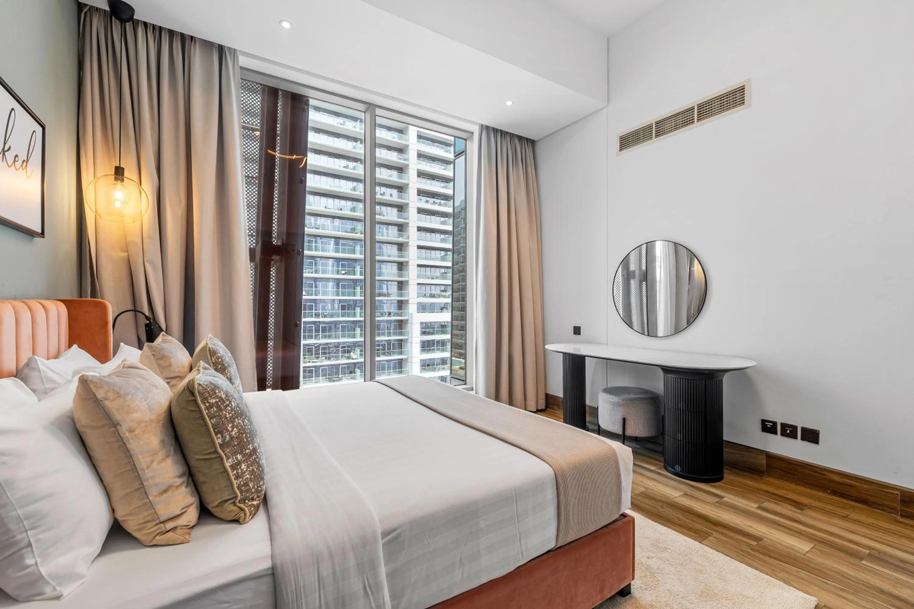 Bed in Unlock J One Downtown Dubai