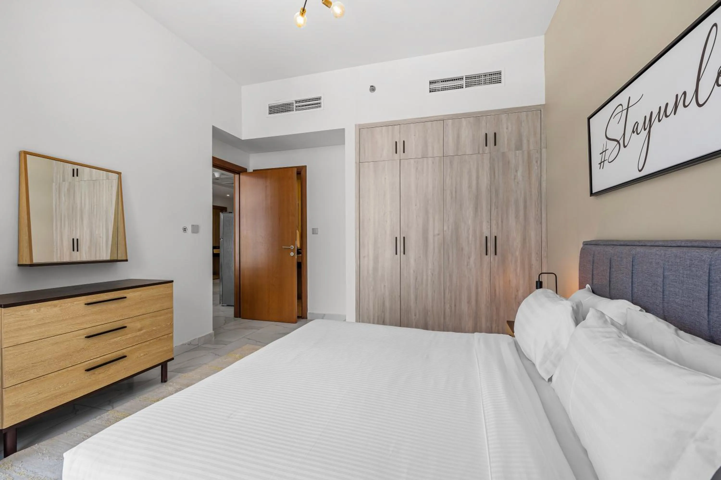 Bed in Unlock Waters Edge