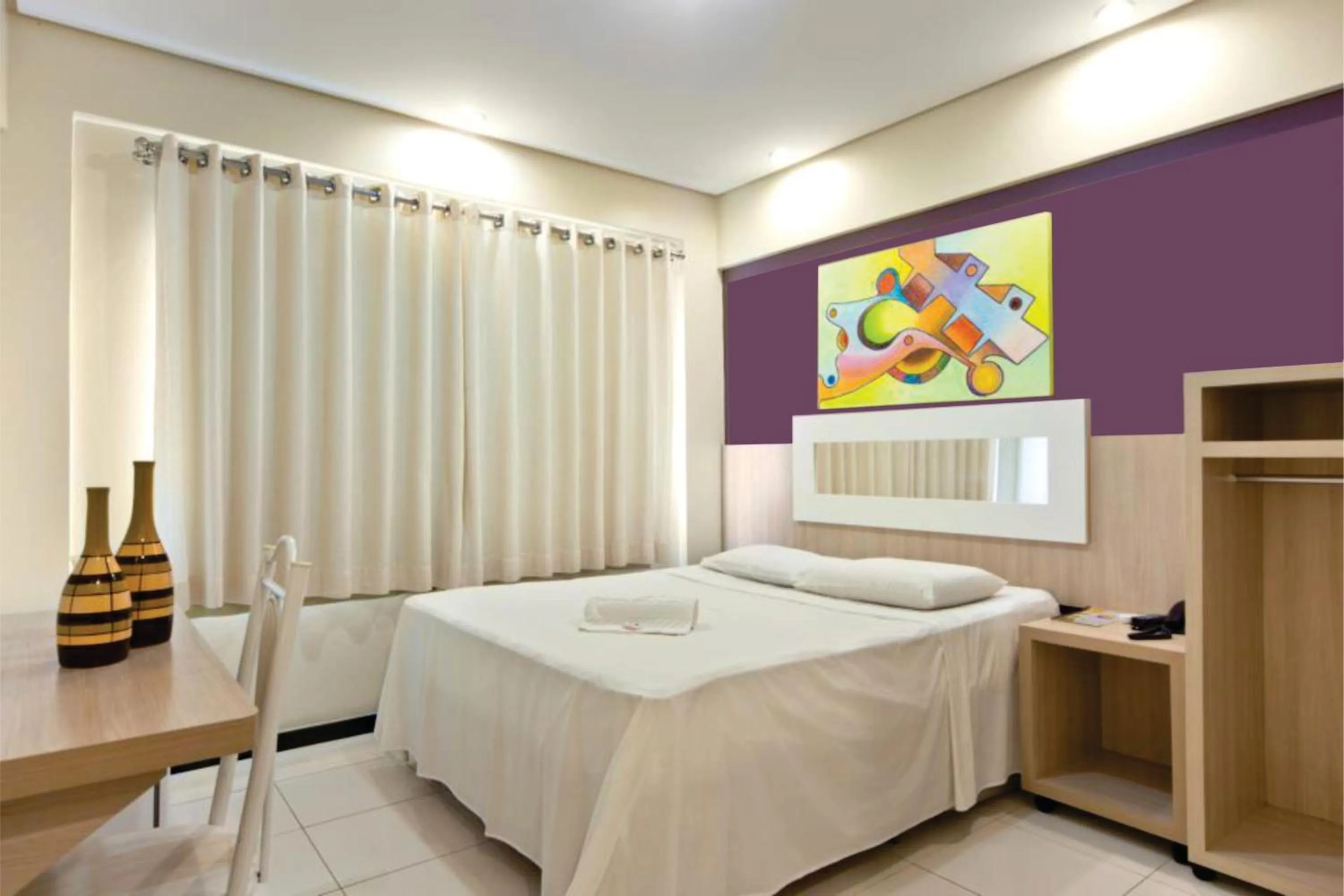 Bed in Eunapolis Plaza Hotel