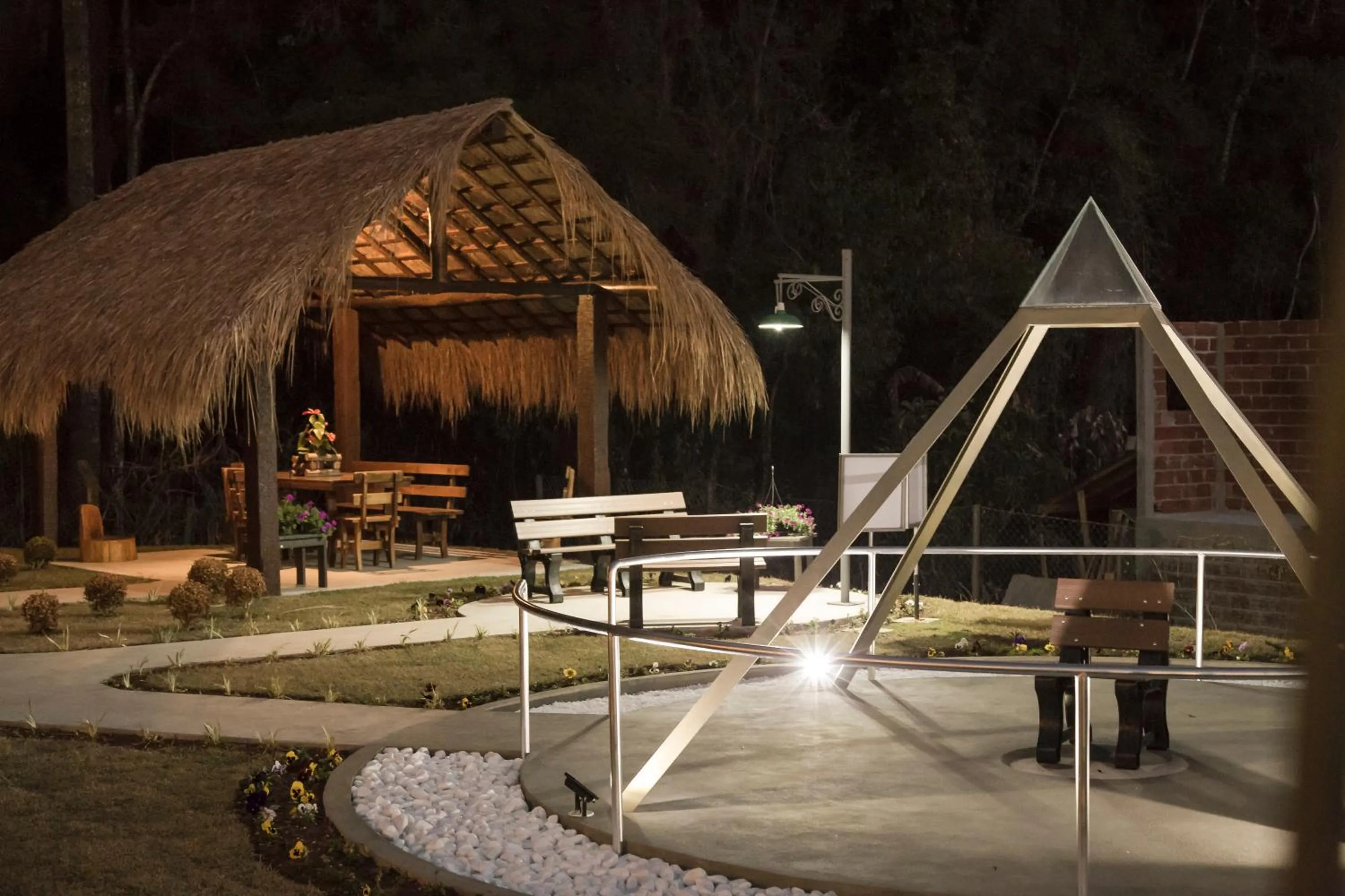 Garden view in Pousada Recanto Feliz